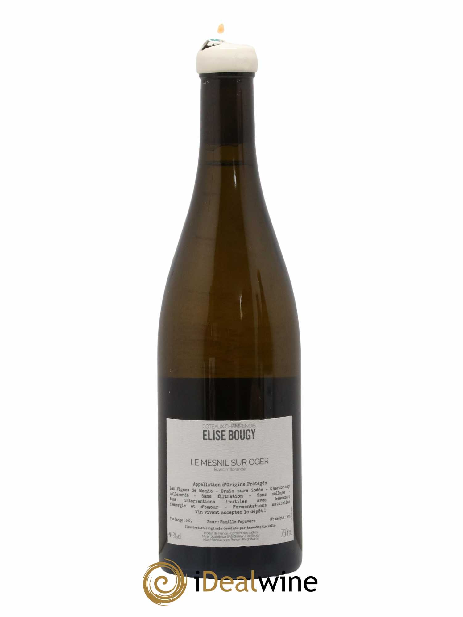 Coteaux Champenois Ne Pas Faire Sans Blanc Maison Elise Bougy 2019 - Lot de 1 bouteille - 1