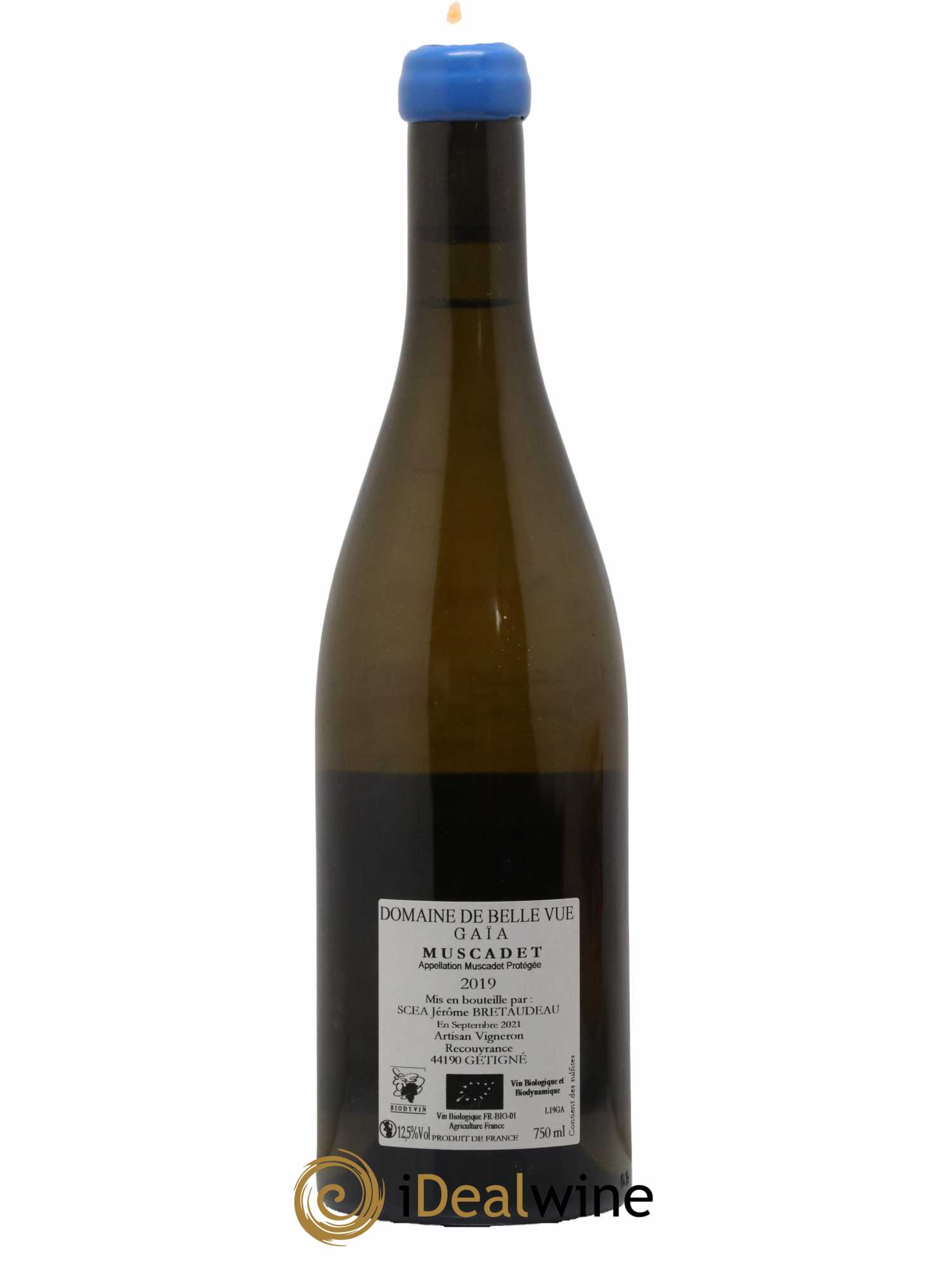 Muscadet-Sèvre-et-Maine Gaia Jérôme Bretaudeau - Domaine de Bellevue 2019 - Lot de 1 bouteille - 1