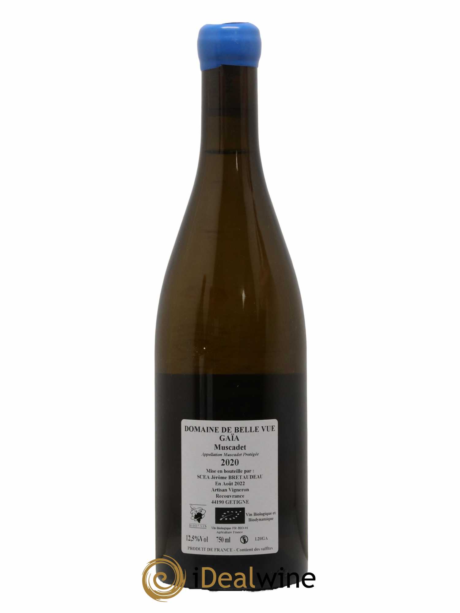 Muscadet-Sèvre-et-Maine Gaia Jérôme Bretaudeau - Domaine de Bellevue 2020 - Lot de 1 bouteille - 1
