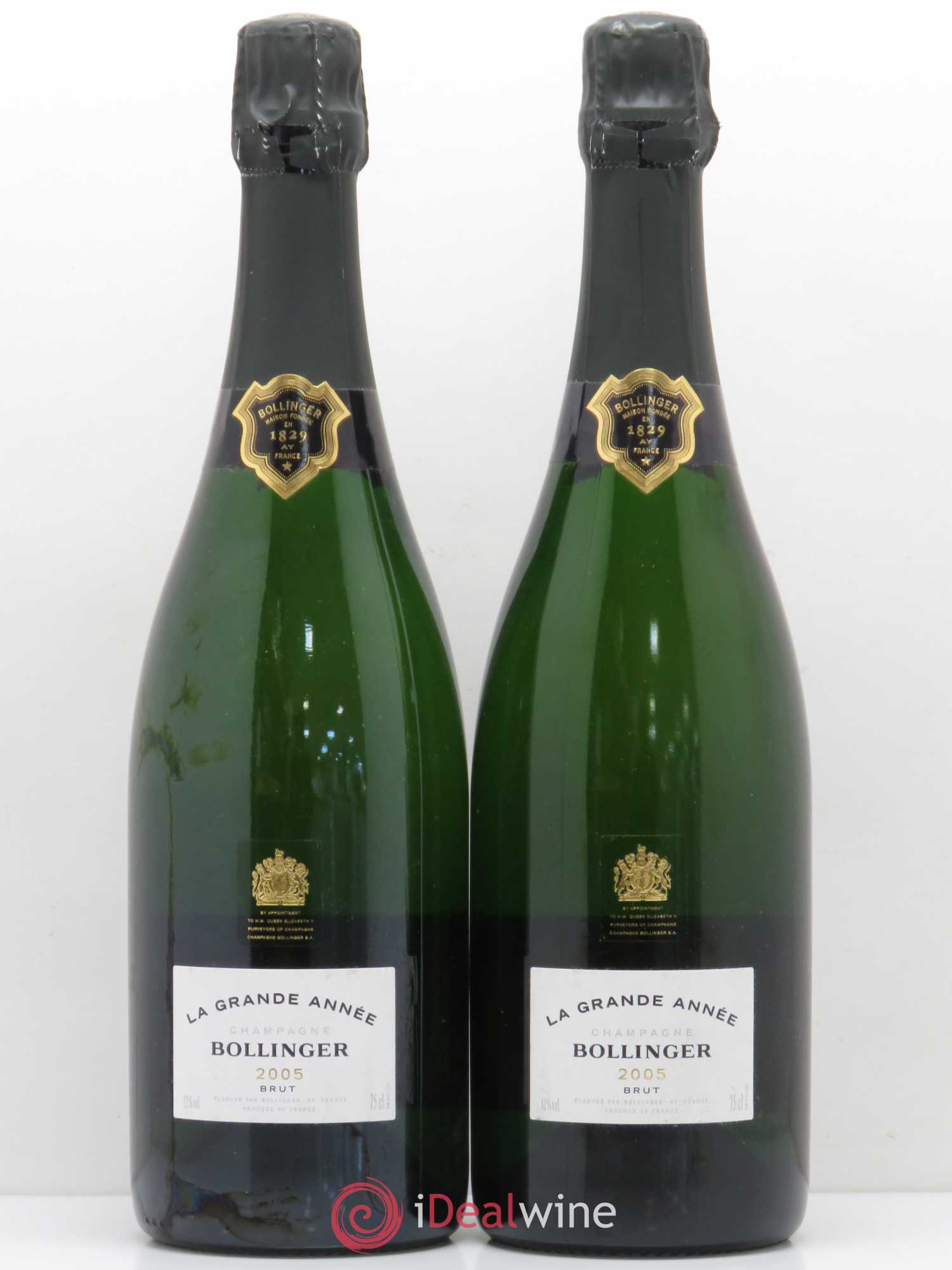 La Grande Année Brut Bollinger 2005 - Lot de 2 bouteilles - 0