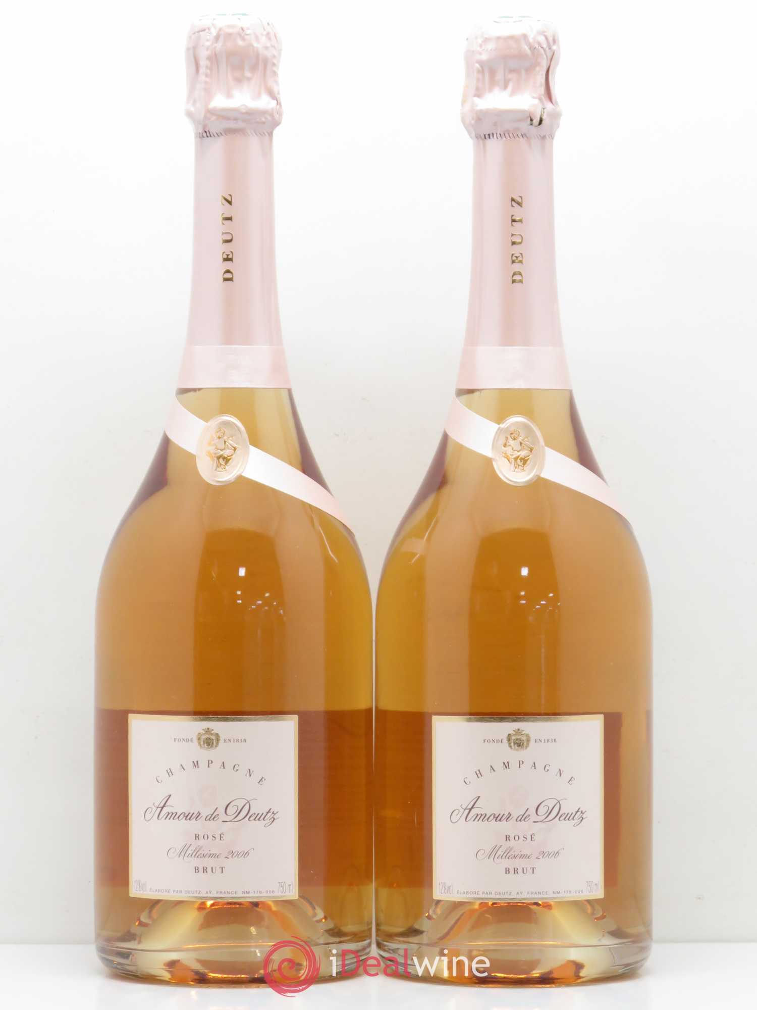 Champagne - Deutz Amour de Deutz 2006 - Posten von 2 Flaschen - 0