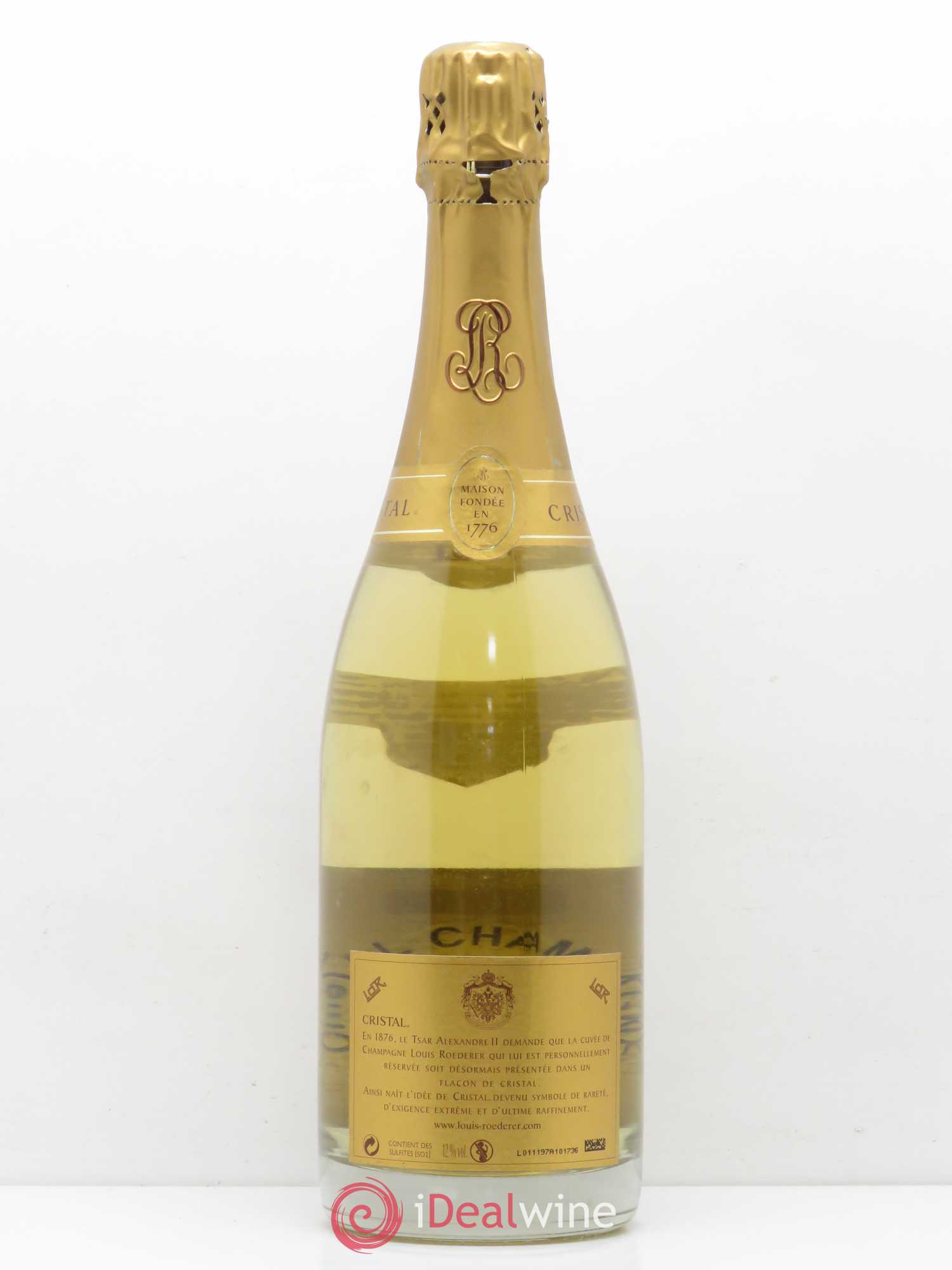 Cristal Louis Roederer 2007 - Lot de 1 bouteille - 1