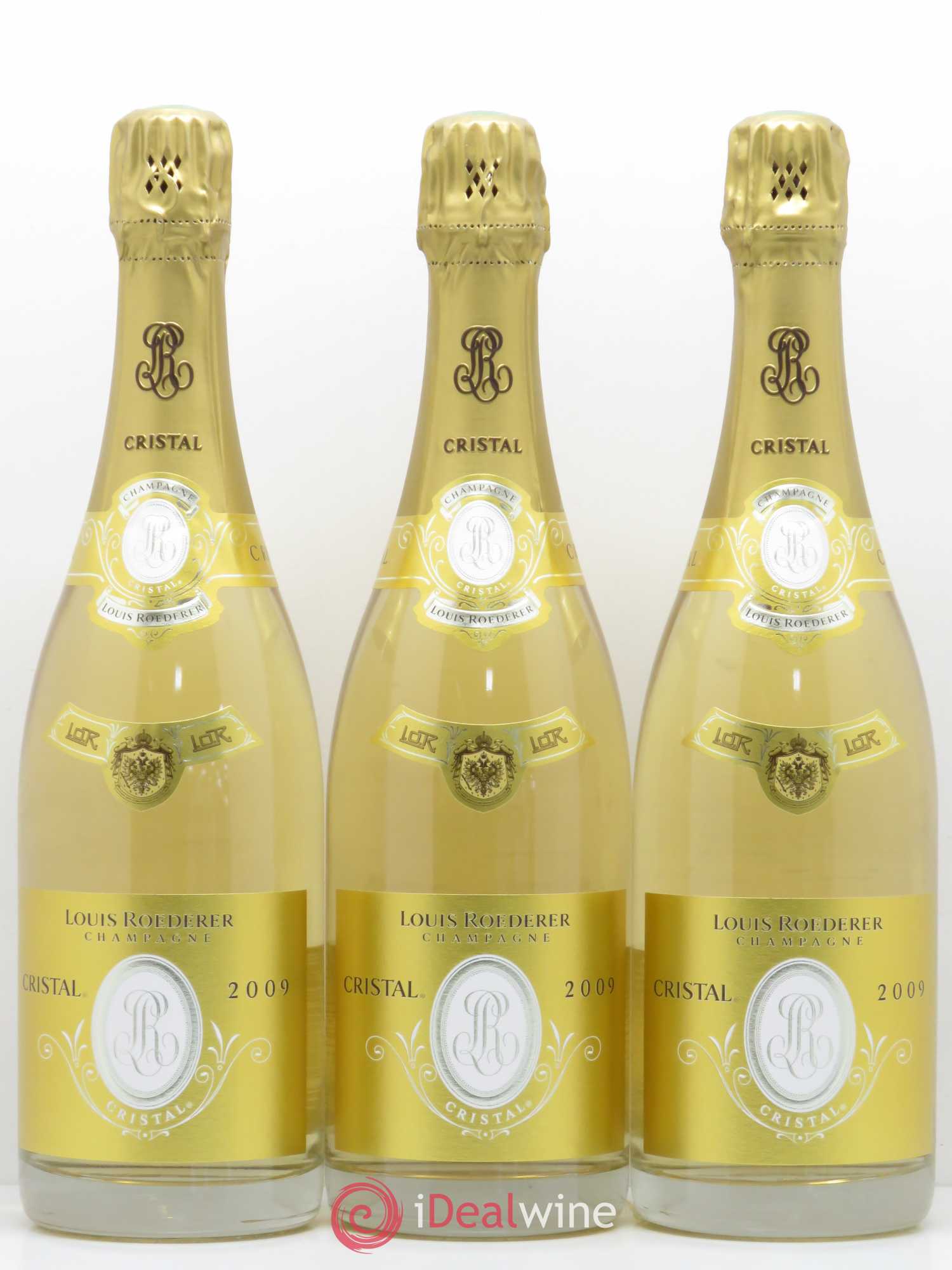 Cristal Louis Roederer 2009 - Lot de 3 bouteilles - 0