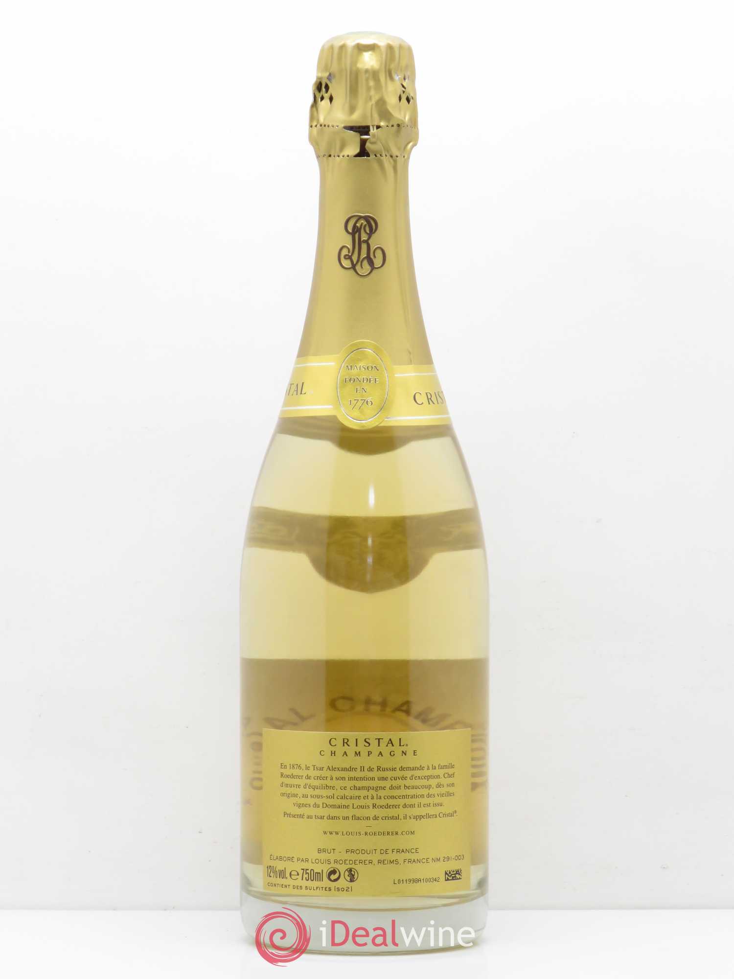 Cristal Louis Roederer 2009 - Lot de 1 bouteille - 1