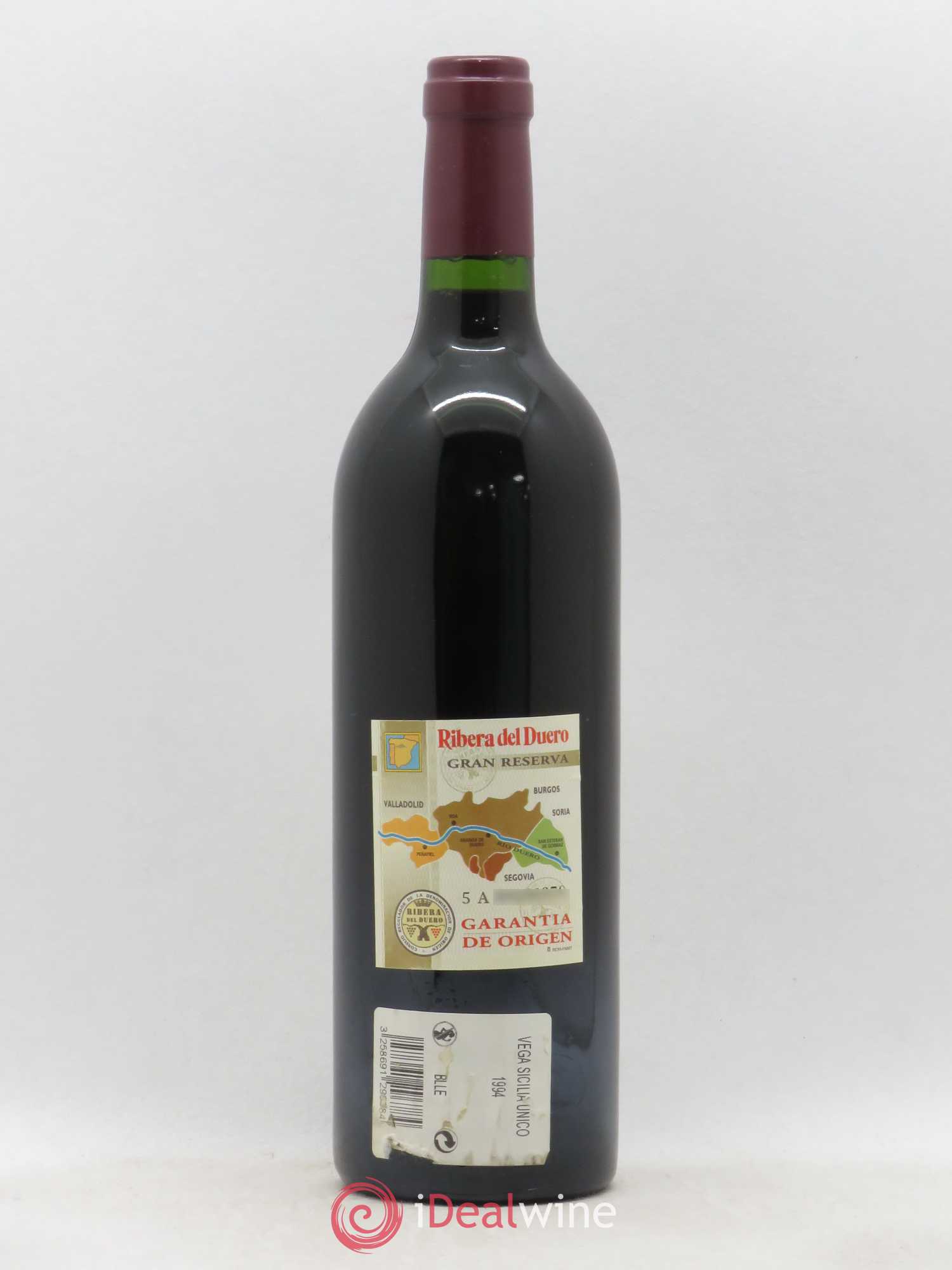 Ribera Del Duero DO Vega Sicilia Unico Famille Alvarez GRAN RESERVA 1994 - Posten von 1 Flasche - 1