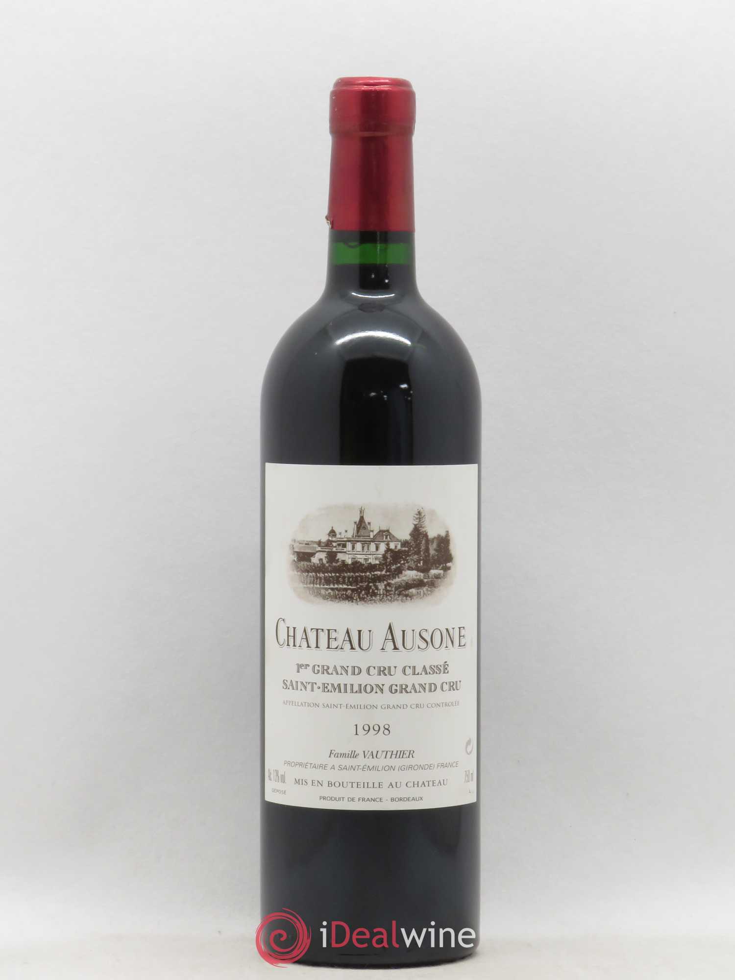 Château Ausone 1er Grand Cru Classé A 1998 - Lot de 1 bouteille - 0