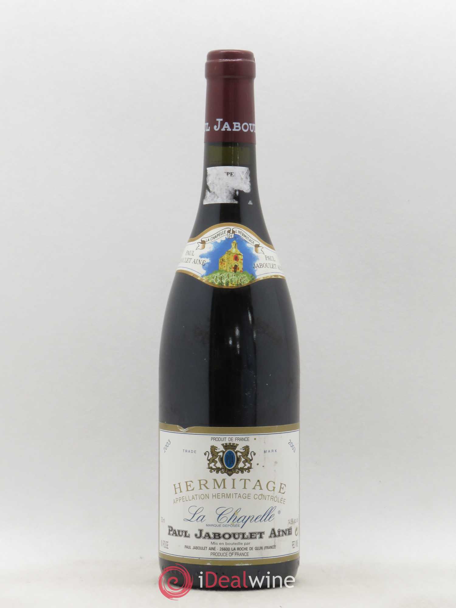 Hermitage La Chapelle Paul Jaboulet Ainé 2003 - Lot de 1 bouteille - 0