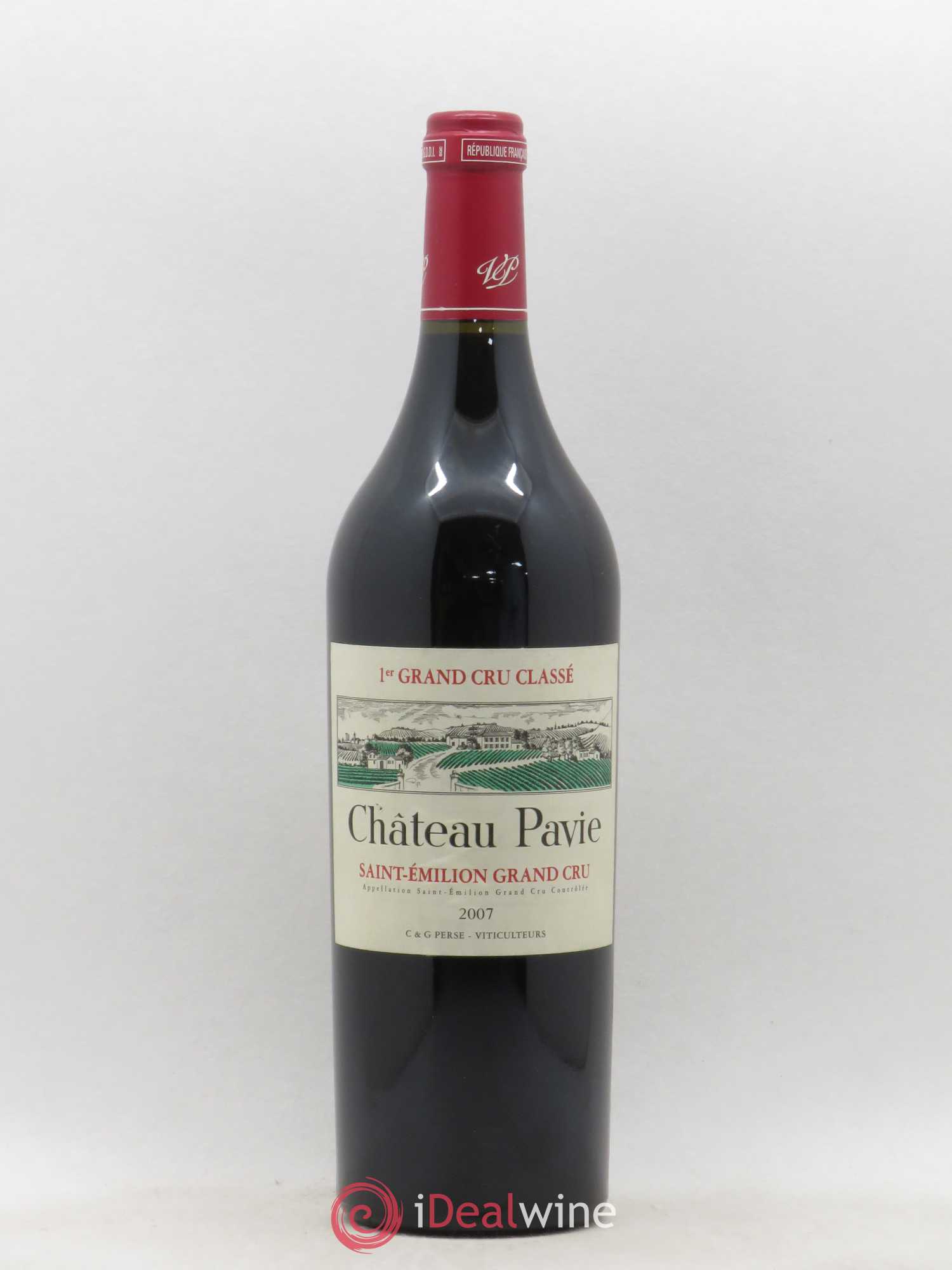 Château Pavie 1er Grand Cru Classé A 2007 - Lot de 1 bouteille - 0