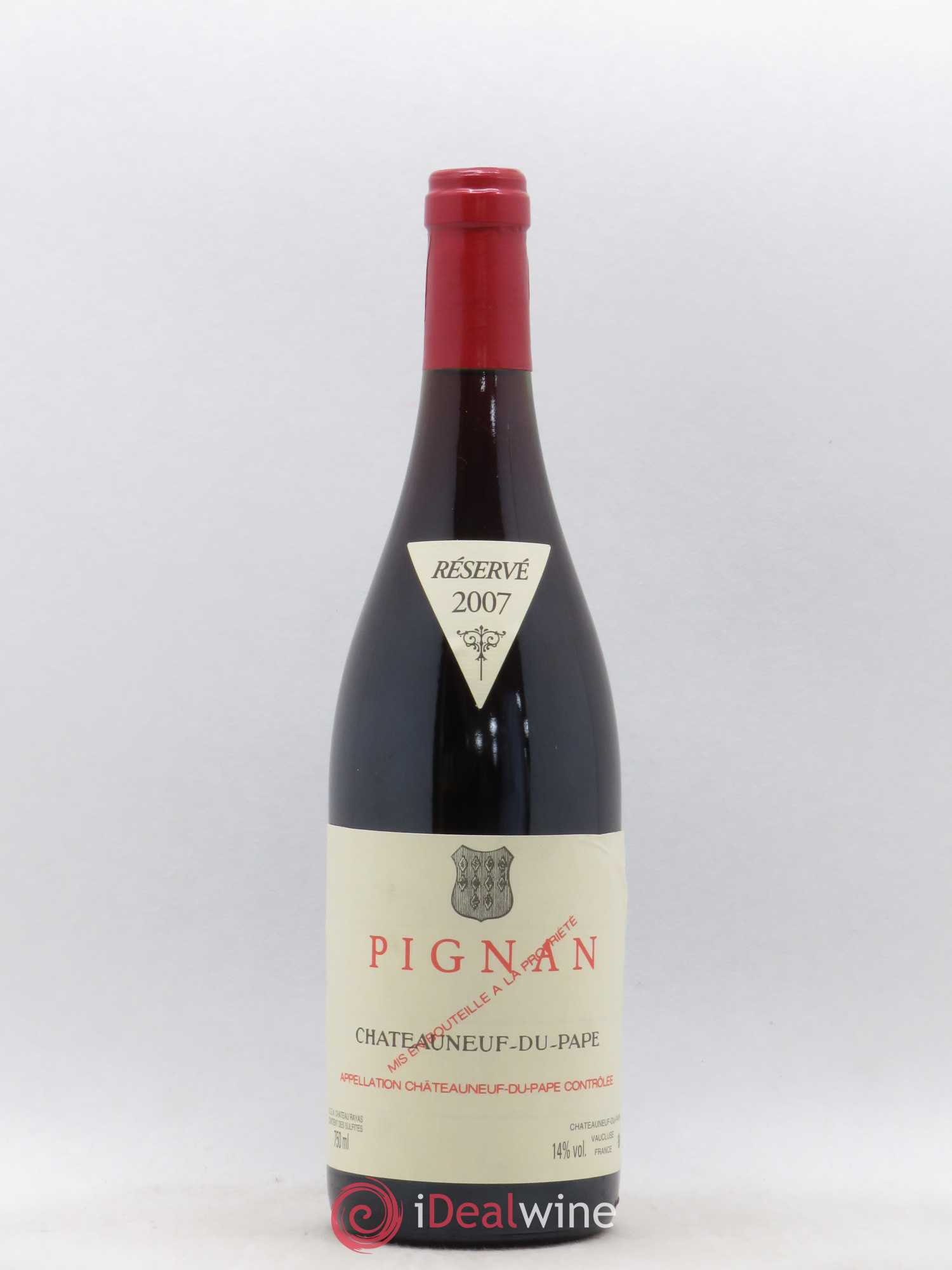 Châteauneuf-du-Pape Pignan Emmanuel Reynaud 2007 - Lot de 1 bouteille - 0