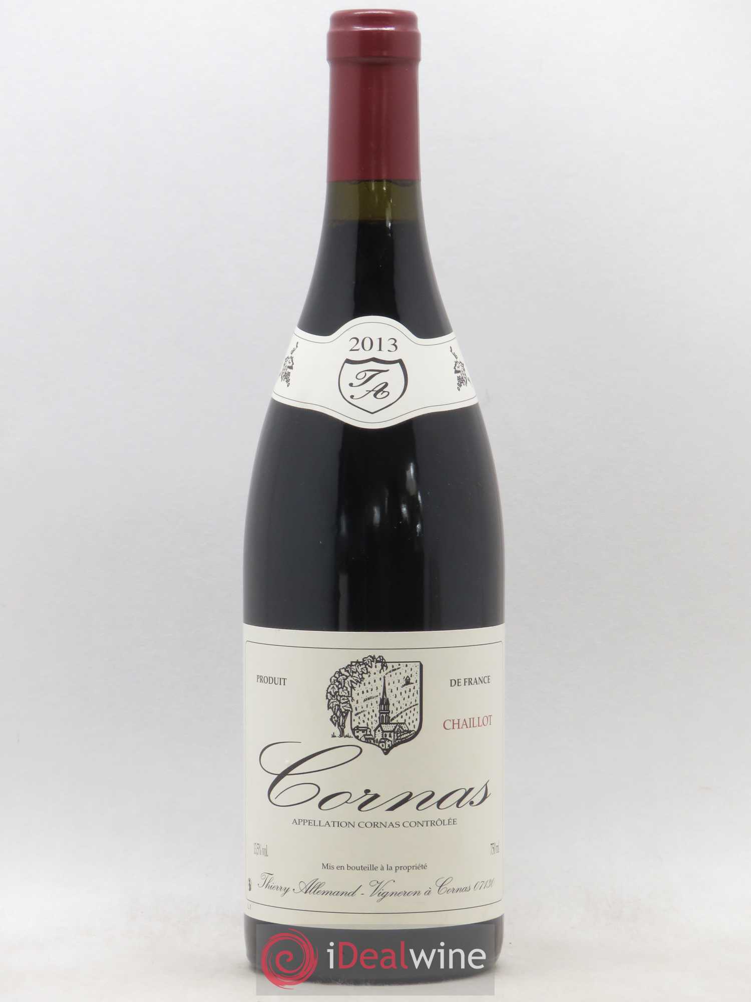 Cornas Chaillot Thierry Allemand 2013 - Lot de 1 bouteille - 0