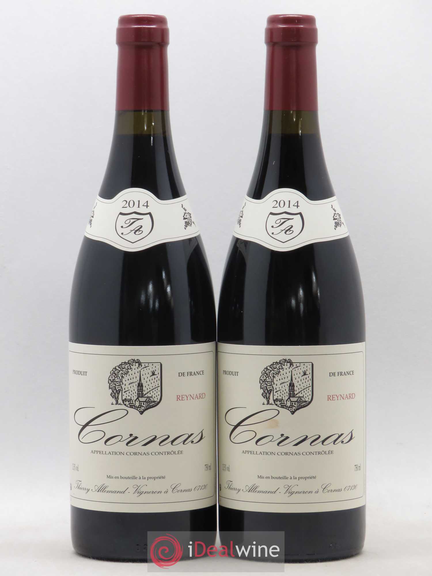 Cornas Reynard Thierry Allemand 2014 - Lot de 2 bouteilles - 0