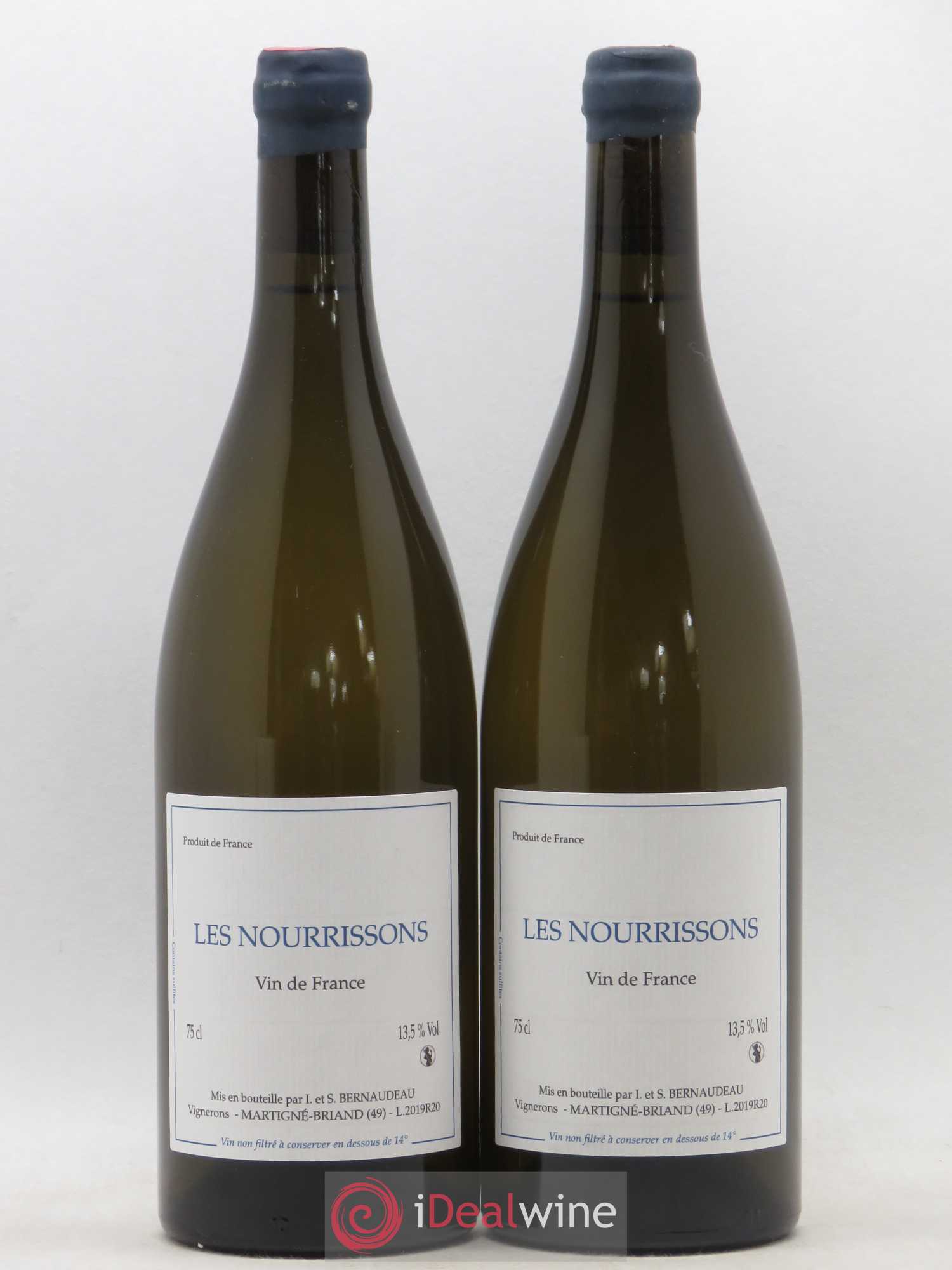 Vin de France Les Nourrissons Stéphane Bernaudeau 2019 - Lot de 2 bouteilles - 0
