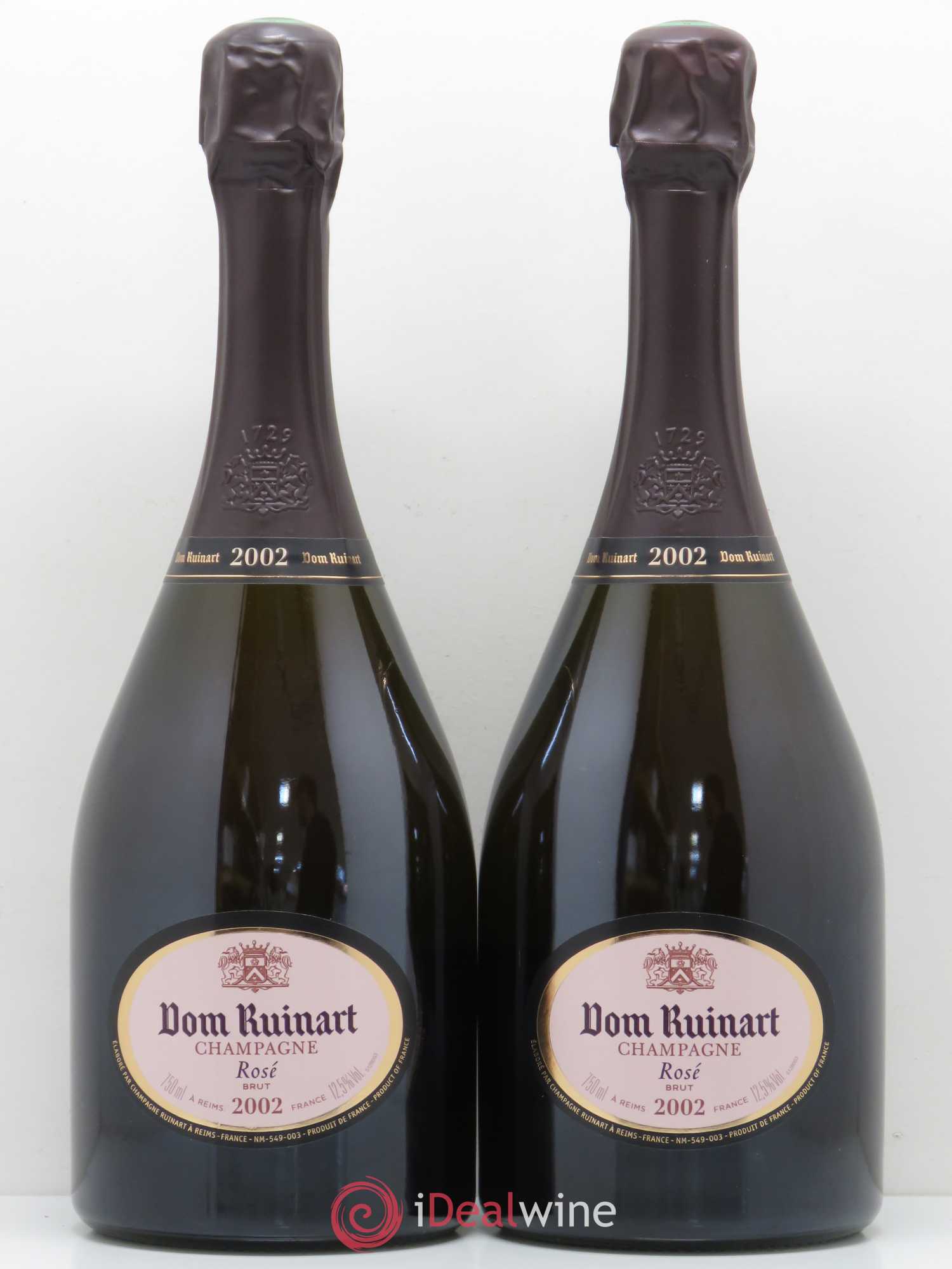 Dom Ruinart Brut Ruinart 2002 - Lot de 2 bouteilles - 0
