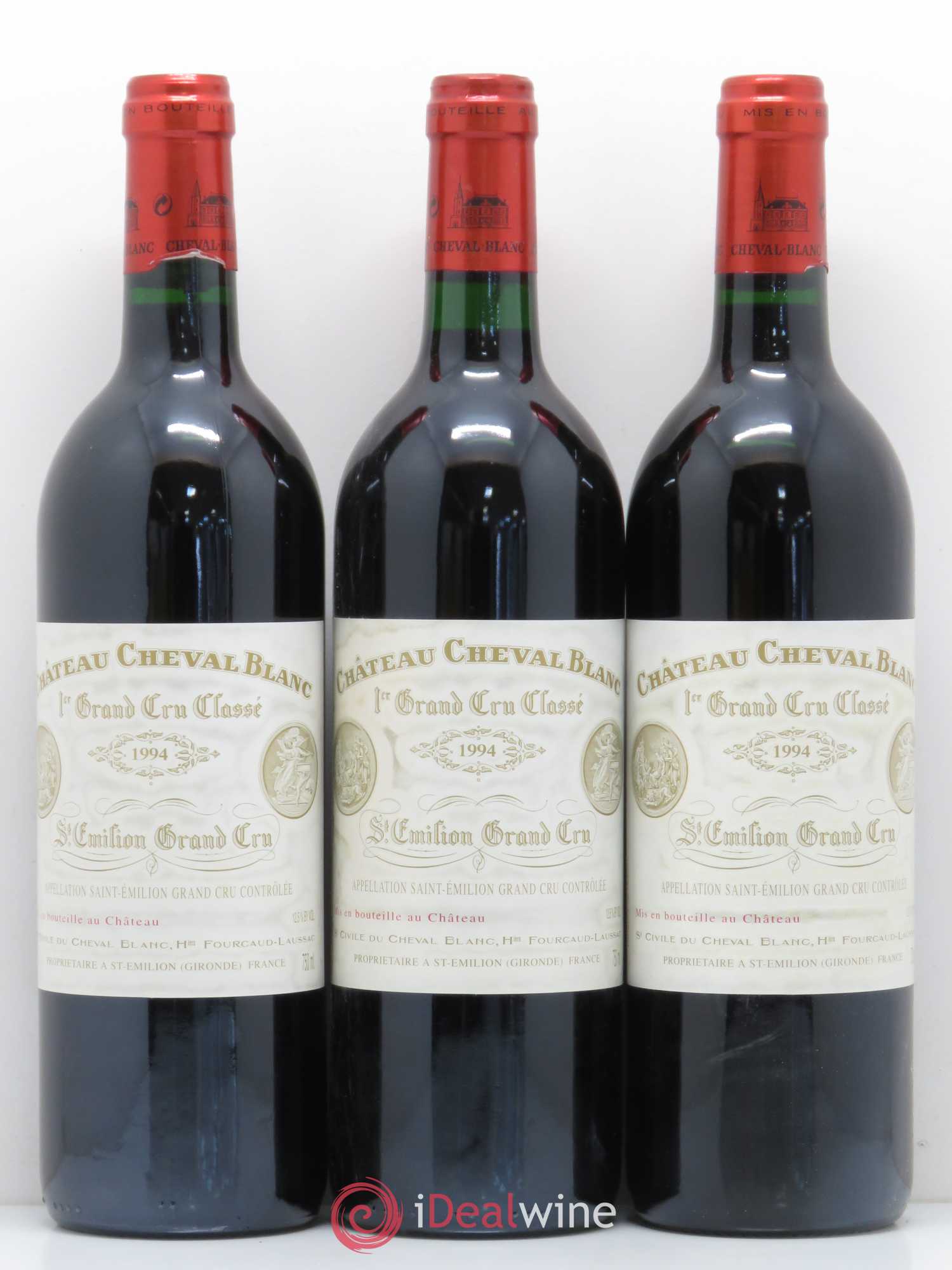 Château Cheval Blanc 1er Grand Cru Classé A 1994 - Lot de 12 bouteilles - 1