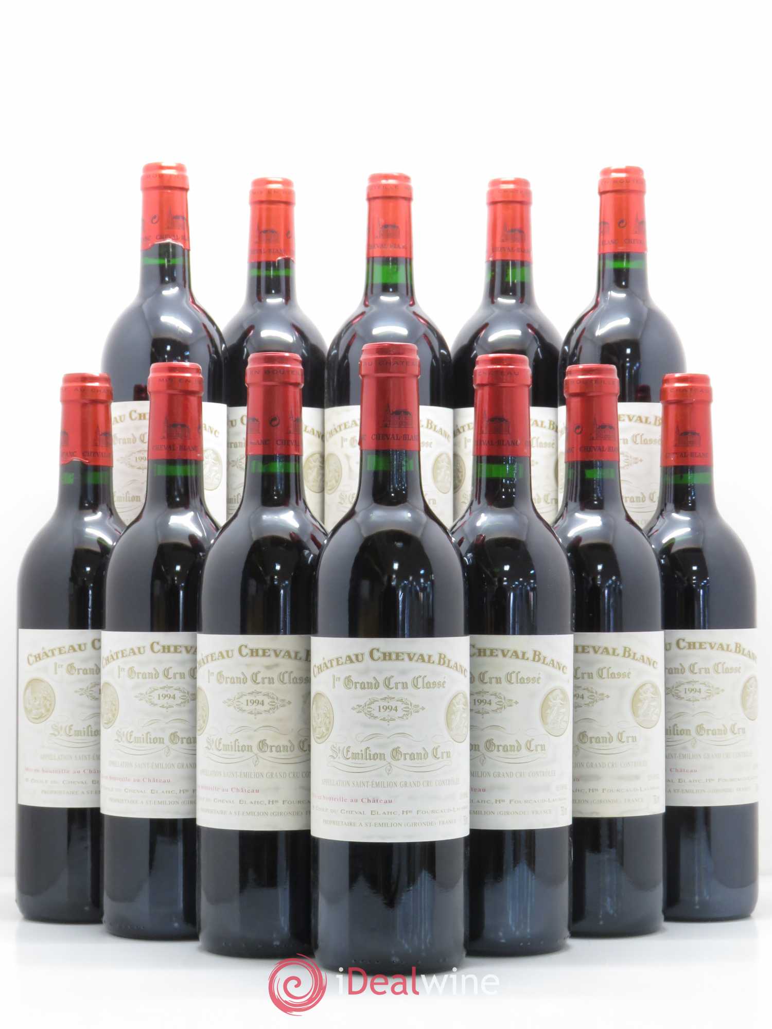 Château Cheval Blanc 1er Grand Cru Classé A 1994 - Lot de 12 bouteilles - 0
