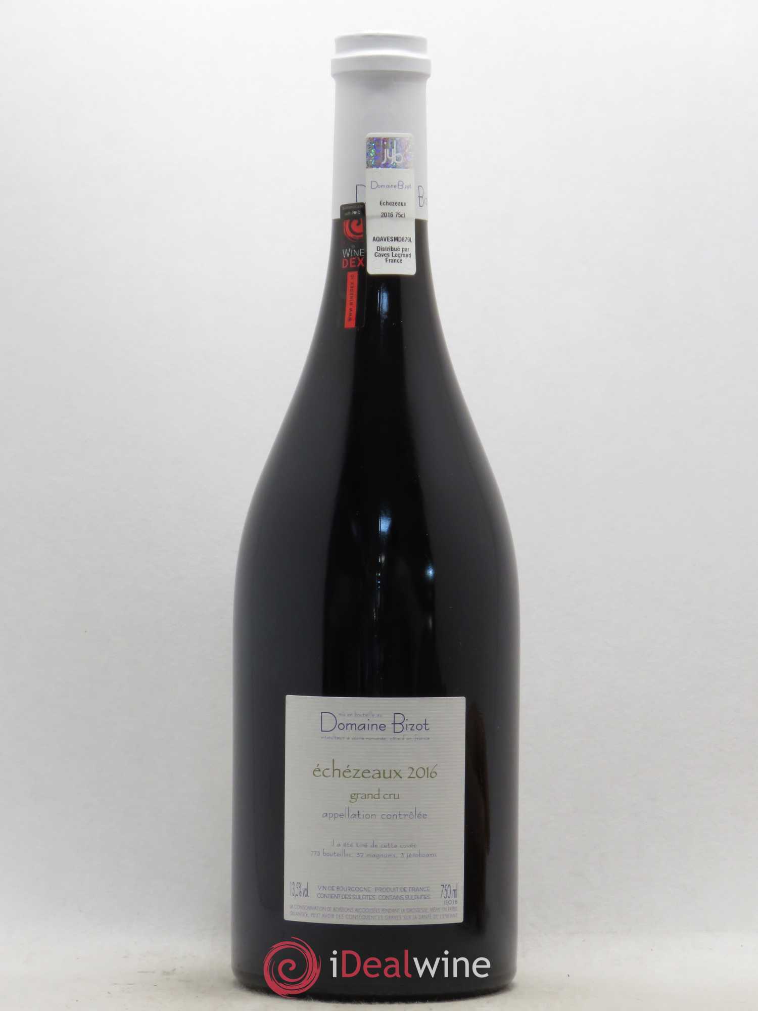 Echezeaux Grand Cru Bizot (Domaine) 2016 - Lot de 1 bouteille - 1