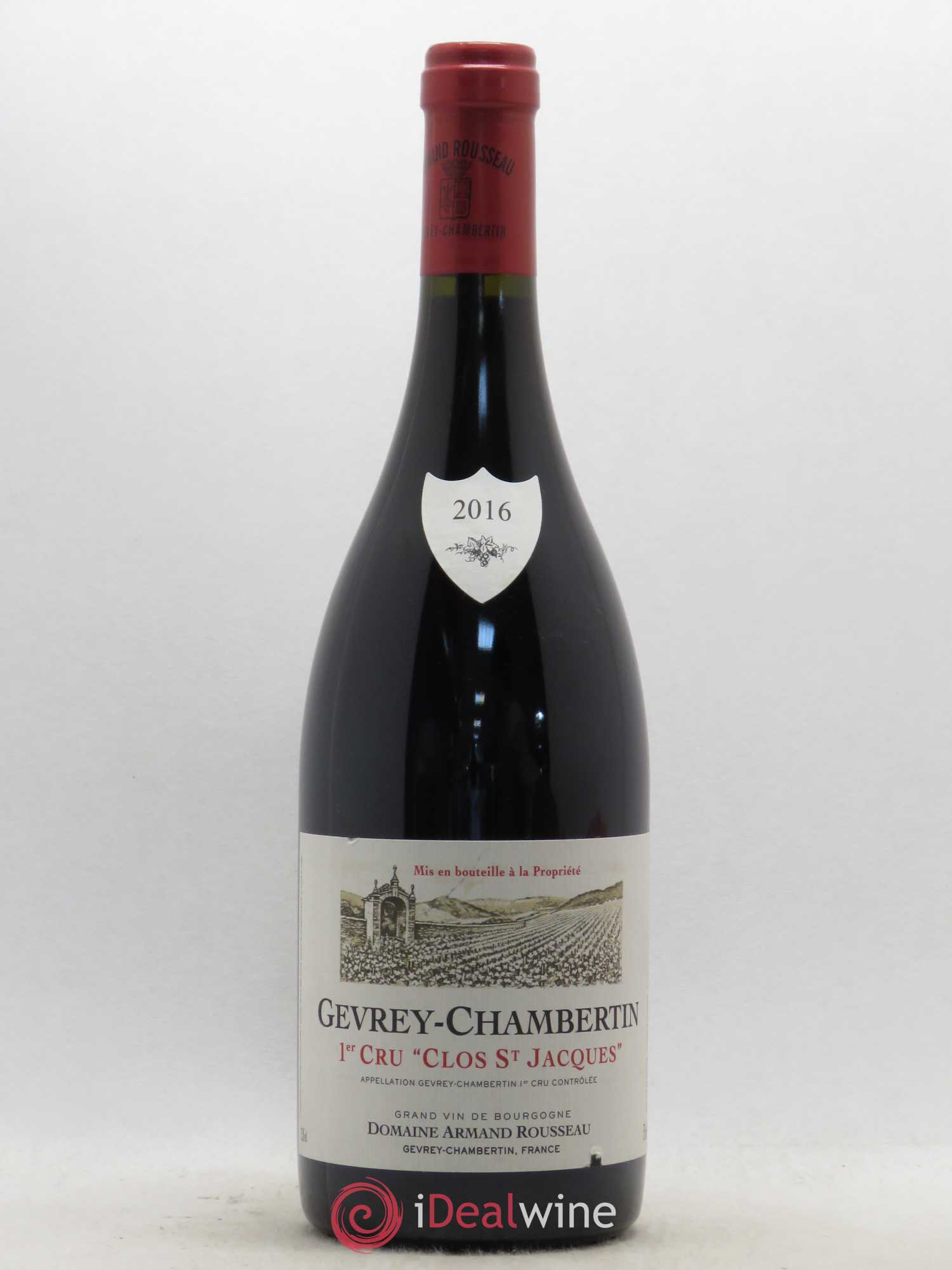 Gevrey-Chambertin 1er Cru Clos Saint-Jacques Armand Rousseau (Domaine) 2016 - Lot de 1 bouteille - 0