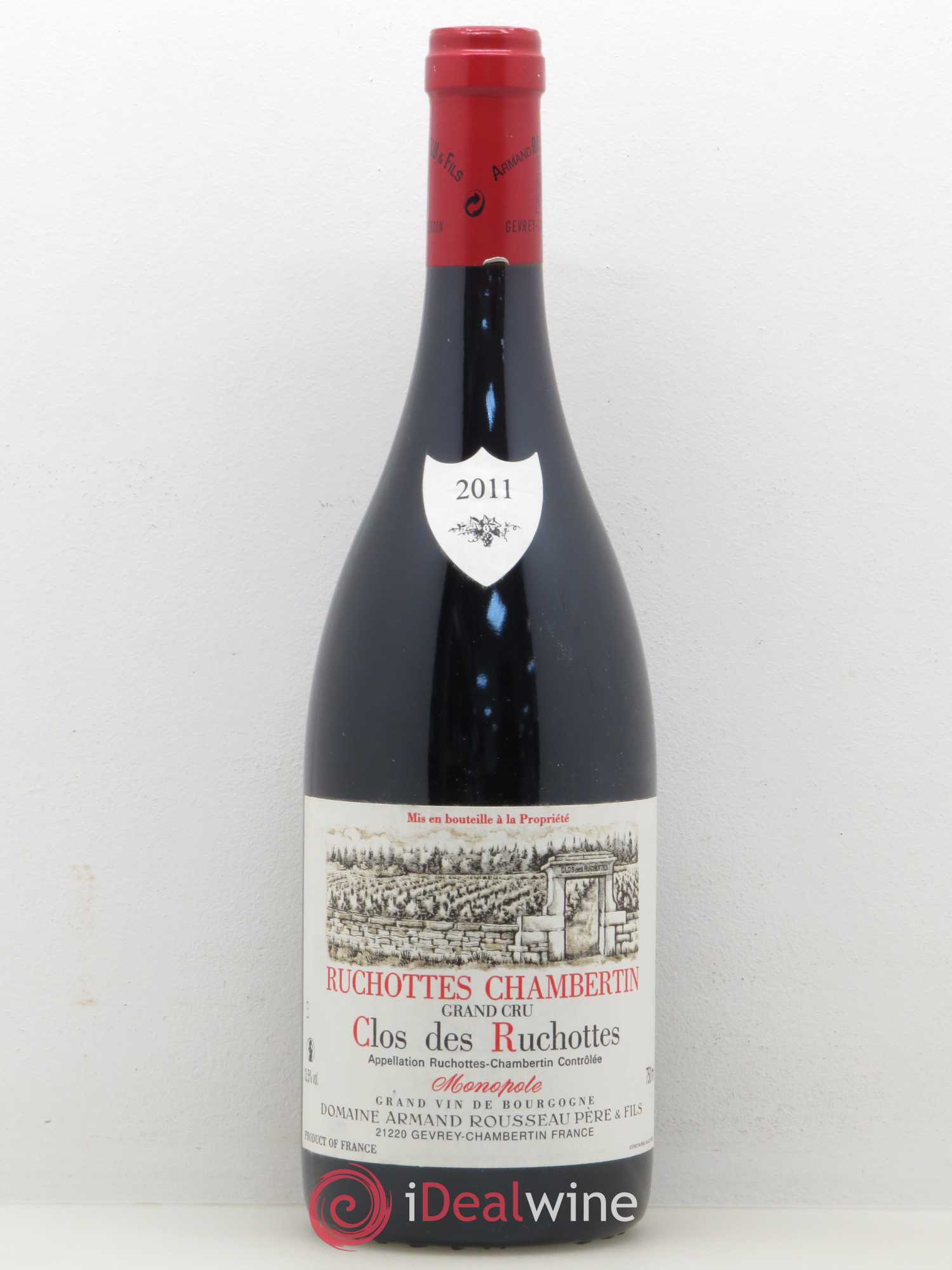 Ruchottes-Chambertin Grand Cru Clos des Ruchottes Armand Rousseau (Domaine) 2011 - Lot de 1 bouteille - 0