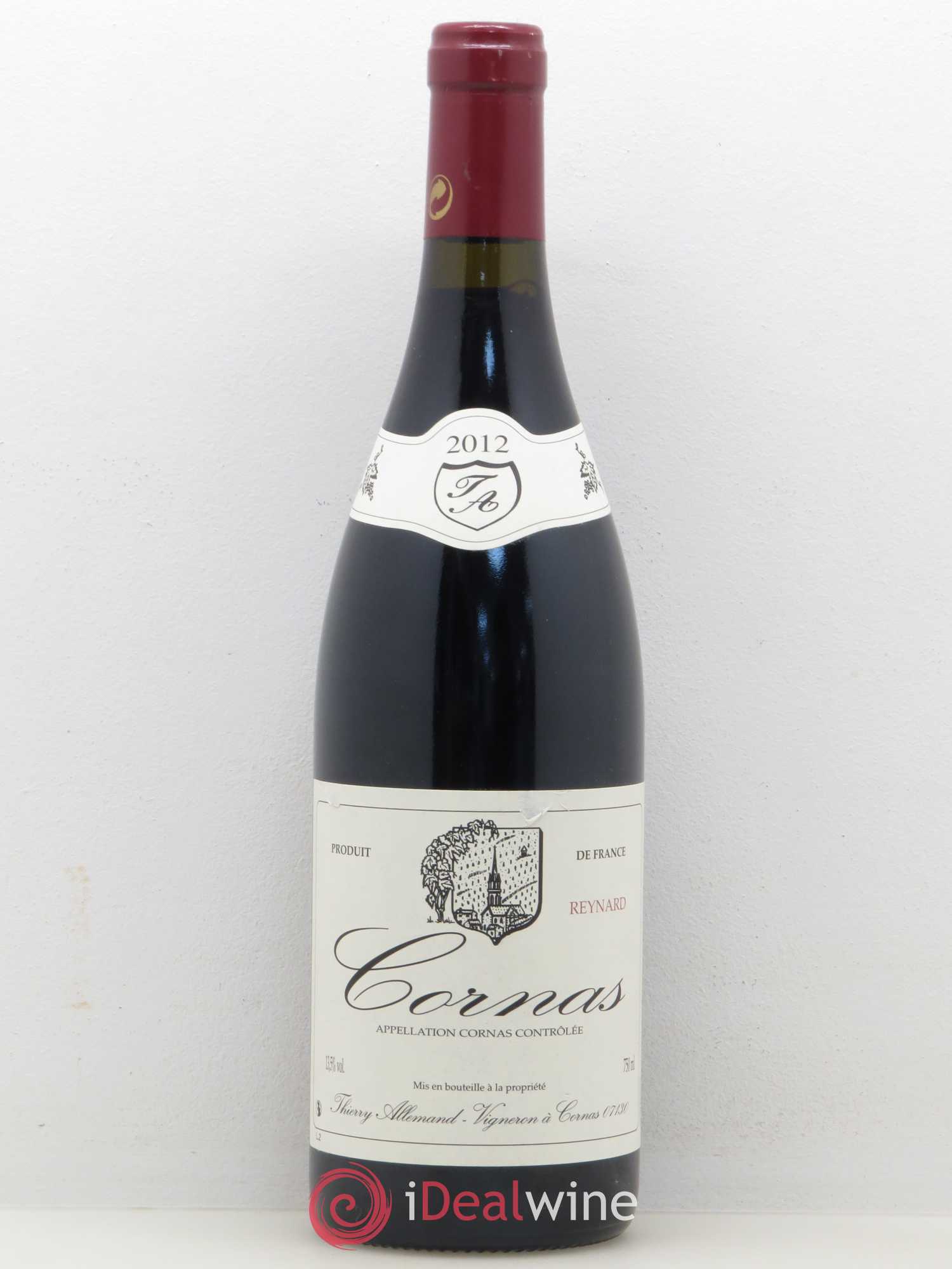 Cornas Reynard Thierry Allemand 2012 - Lot de 1 bouteille - 0