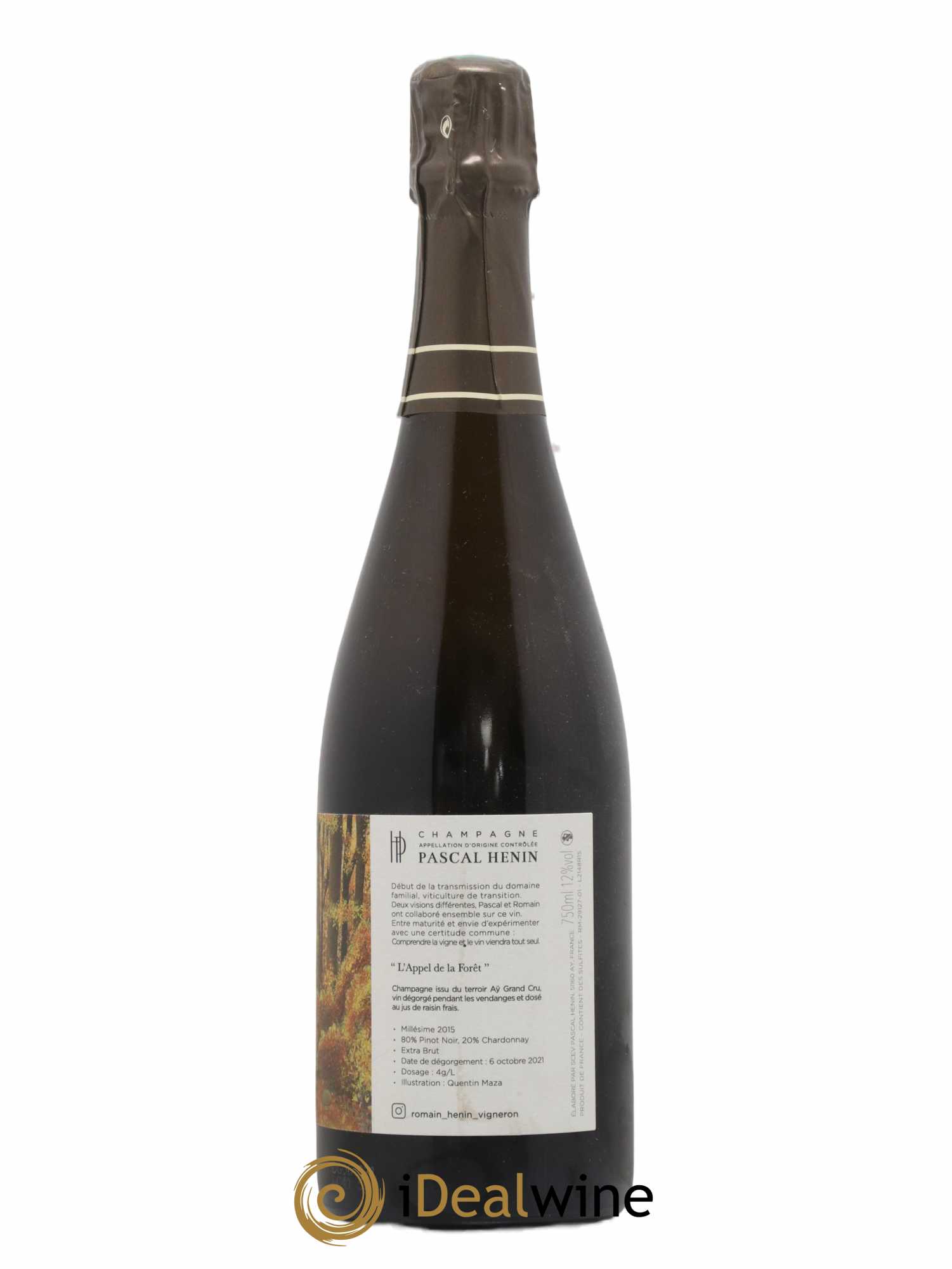 L'Appel de la Fôret Romain Henin 2015 - Posten von 1 Flasche - 1