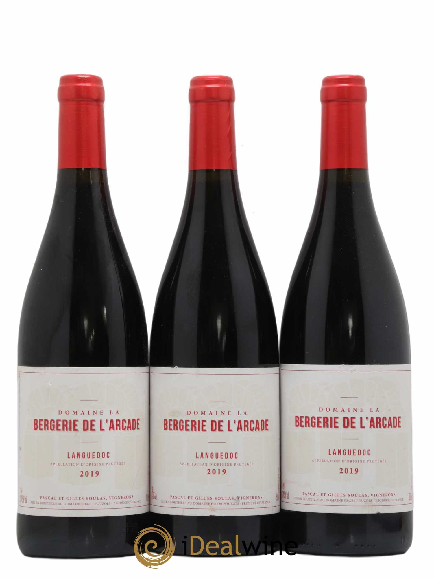 Languedoc La Bergerie de l'Arcade (Domaine) (sans prix de réserve) 2019 - Lot de 3 bouteilles - 0