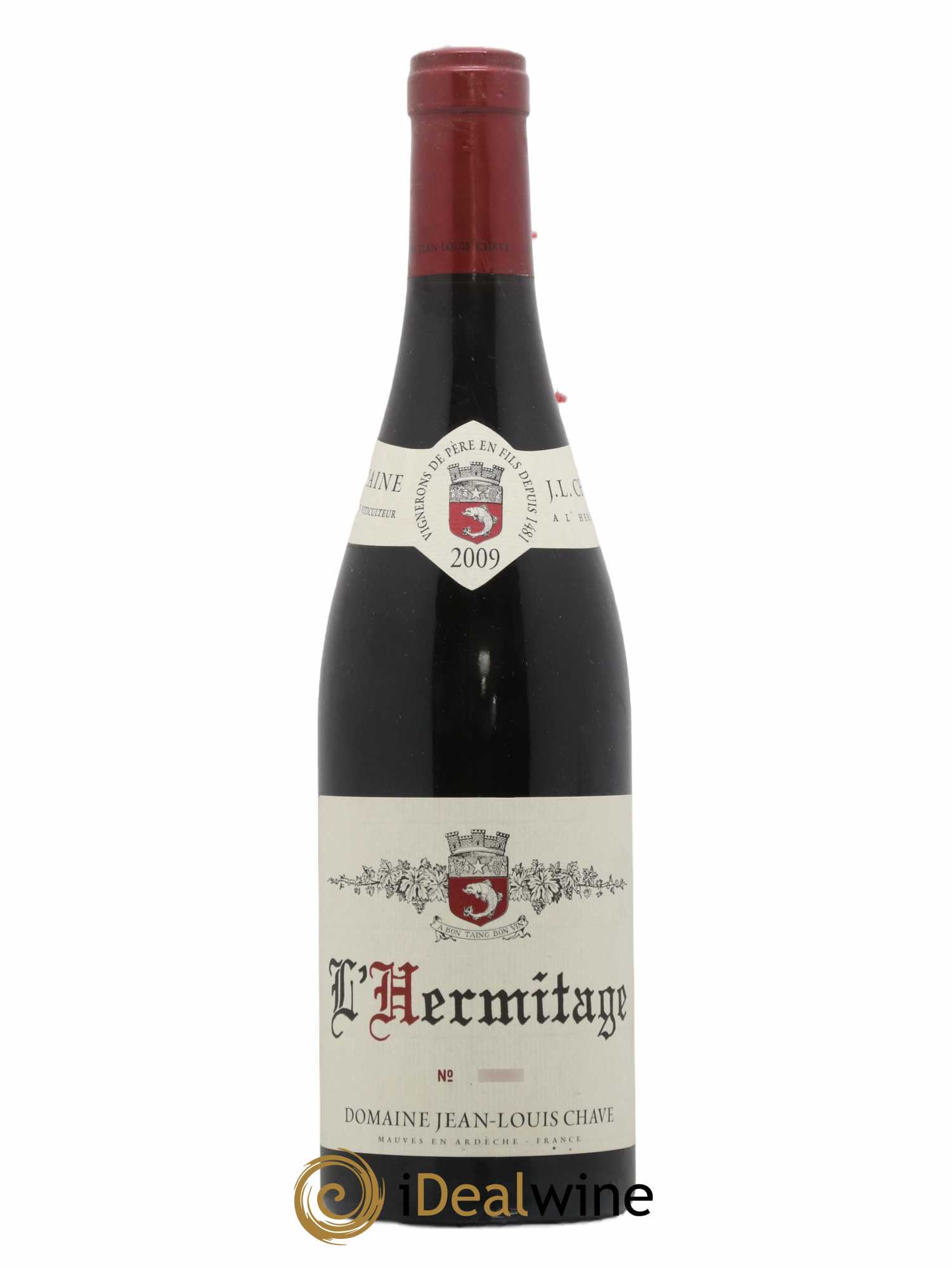 Hermitage Jean-Louis Chave (sans prix de réserve) 2009 - Lot de 1 bouteille - 0