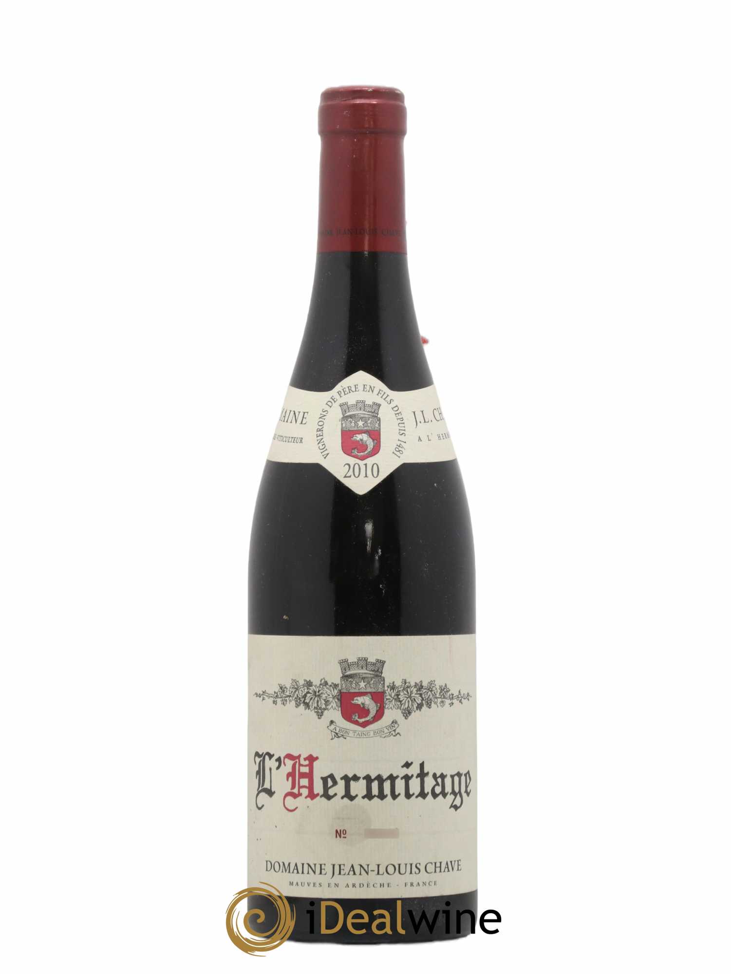 Hermitage Jean-Louis Chave (sans prix de réserve) 2010 - Lot de 1 bouteille - 0
