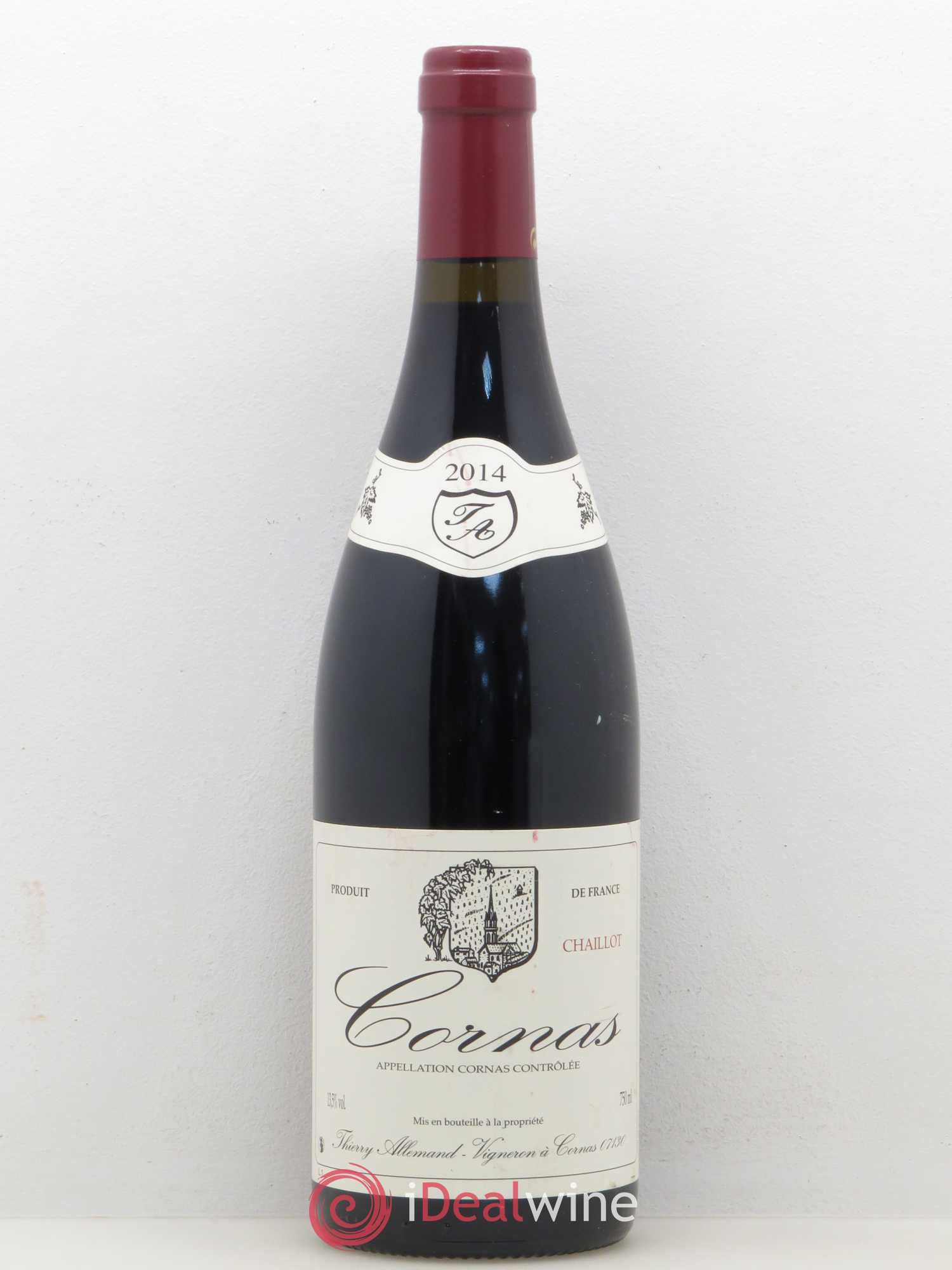 Cornas Chaillot Thierry Allemand 2014 - Lot de 1 bouteille - 0