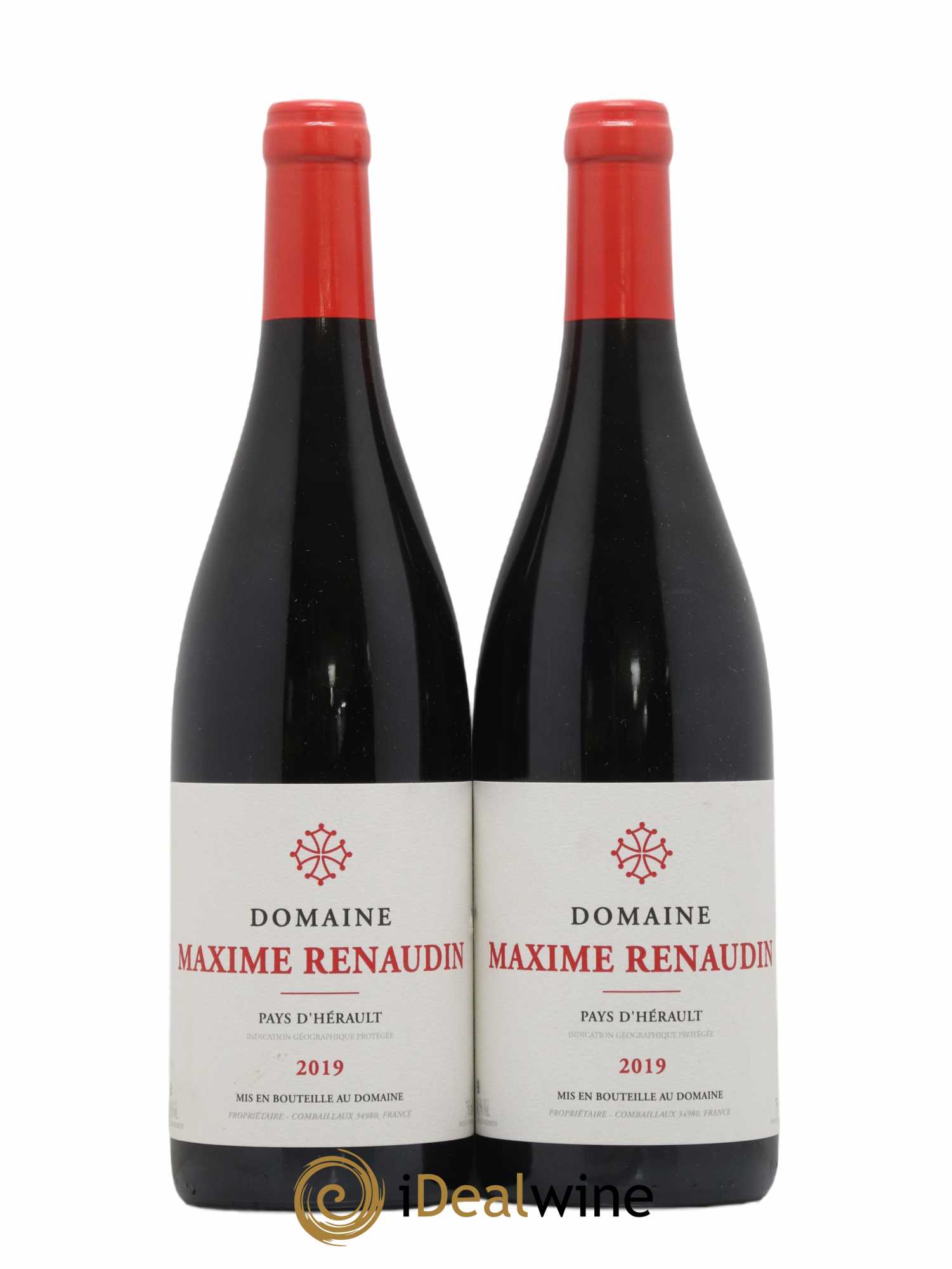 Pays d'Hérault Maxime Renaudin (sans prix de réserve) 2019 - Lot de 2 bouteilles - 0