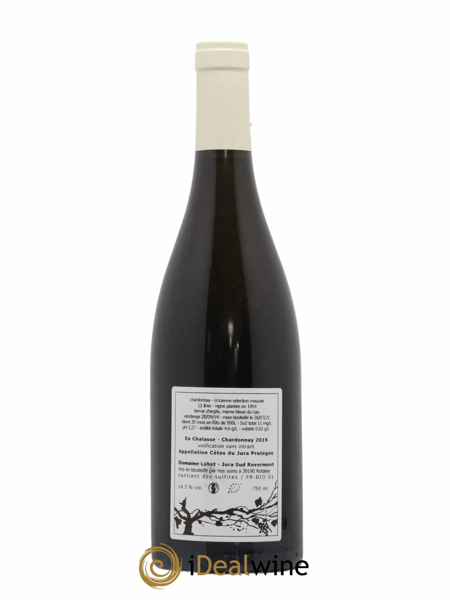 Côtes du Jura Chardonnay En Chalasse Romain - Julien  - Charline Labet  (sans prix de réserve) 2019 - Lot de 1 bouteille - 1