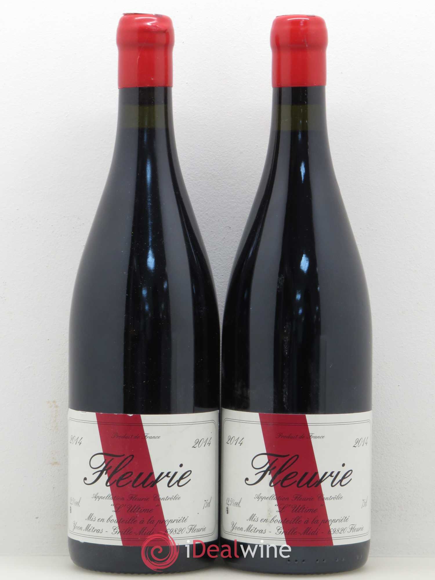 Fleurie l'Ultime Yvon Métras 2014 - Lot de 2 bouteilles - 0