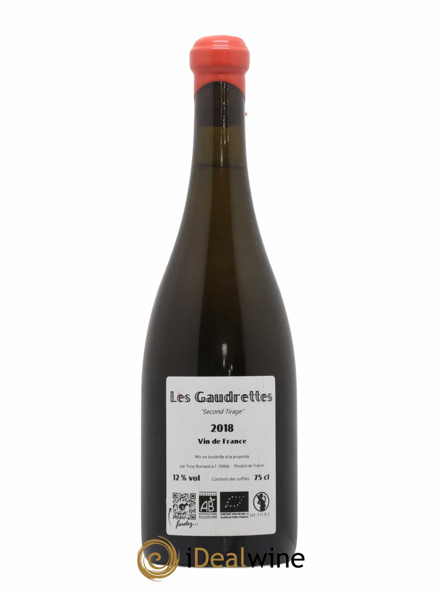 Vin de France Les Gaudrettes Second Tirage Bornard (sans prix de réserve) 2018 - Posten von 1 Flasche - 1