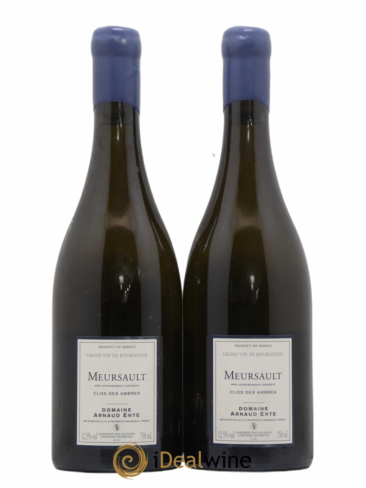 Meursault Clos des Ambres Arnaud Ente  (no reserve) 2018 - Lot of 2 bottles - 1