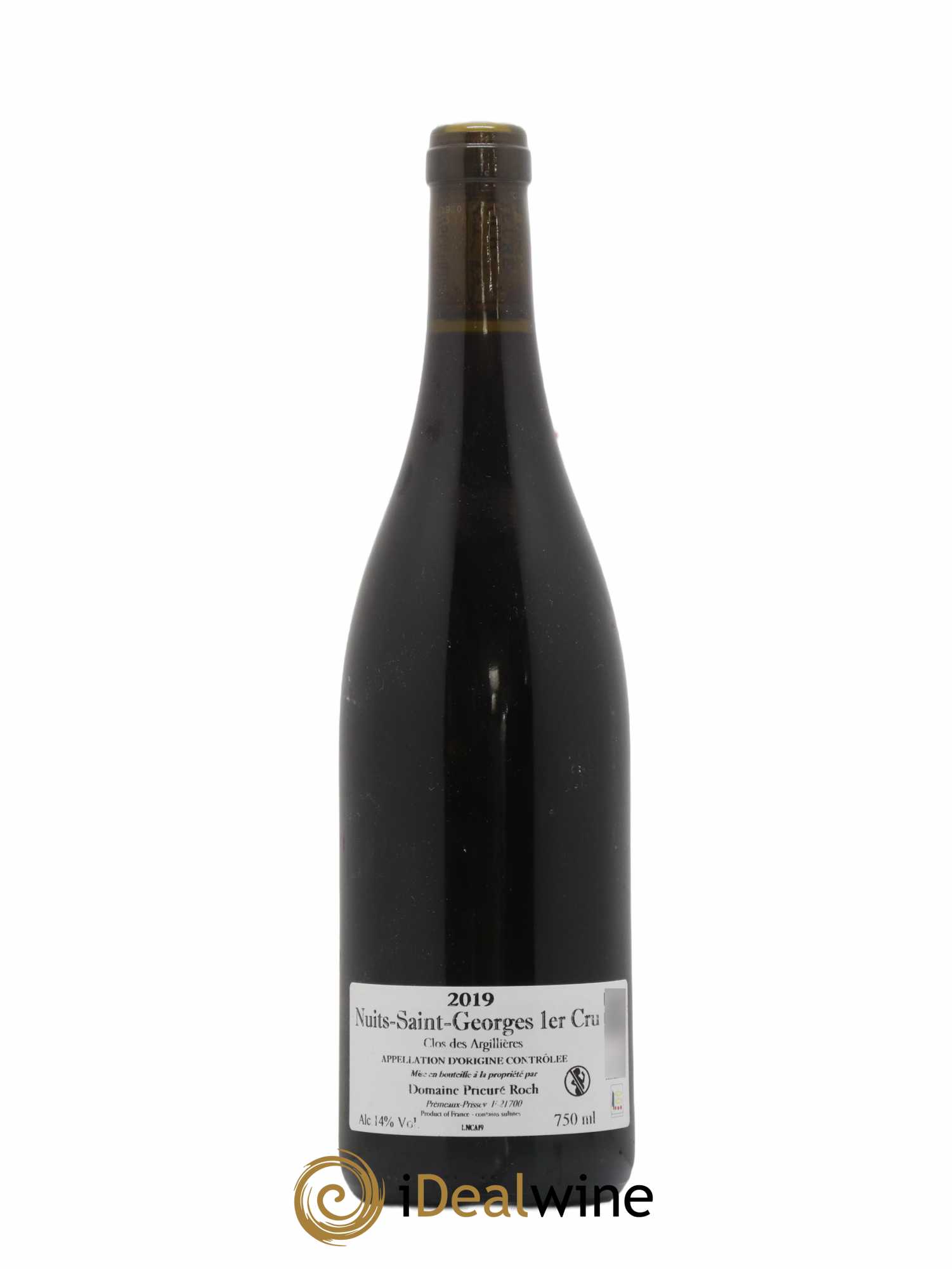 Nuits-Saint-Georges 1er Cru Clos des Argillières Prieuré Roch  (no reserve) 2019 - Lot of 1 bottle - 1