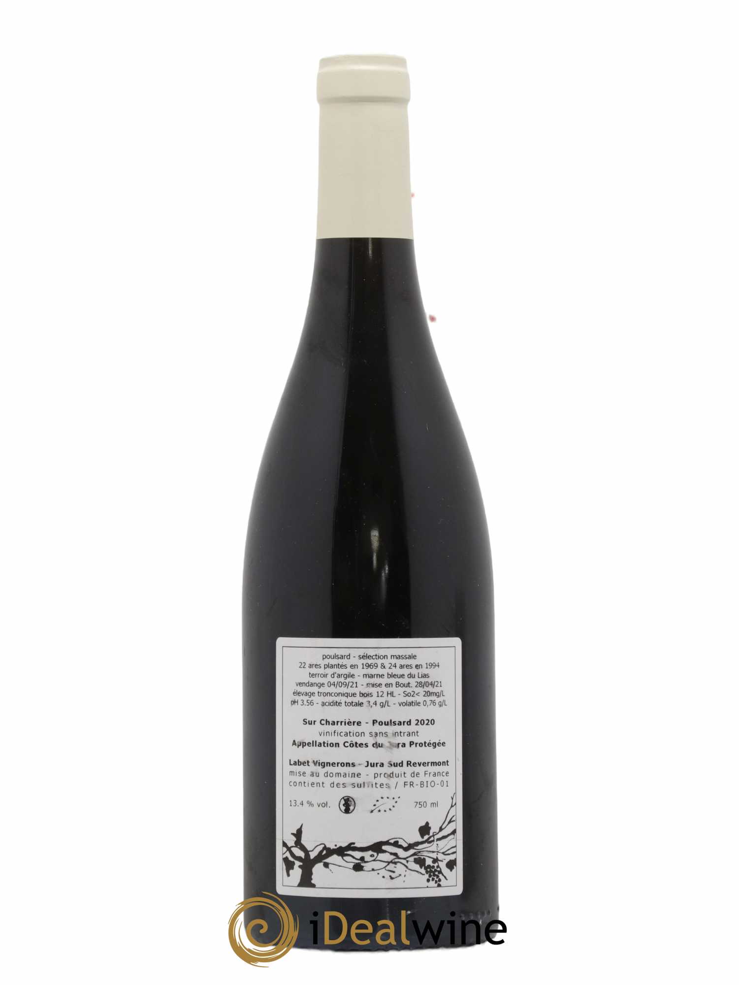 Côtes du Jura Poulsard Sur Charrière Romain - Julien - Charline Labet (sans prix de réserve) 2020 - Lot de 1 bouteille - 1