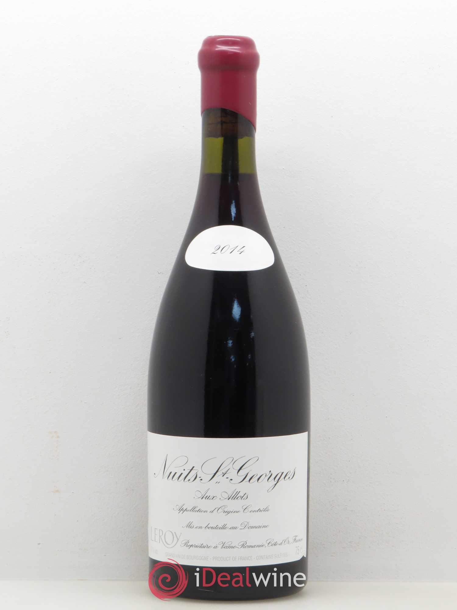 Nuits-Saint-Georges Aux Allots Leroy (Domaine) 2014 - Lot de 1 bouteille - 0