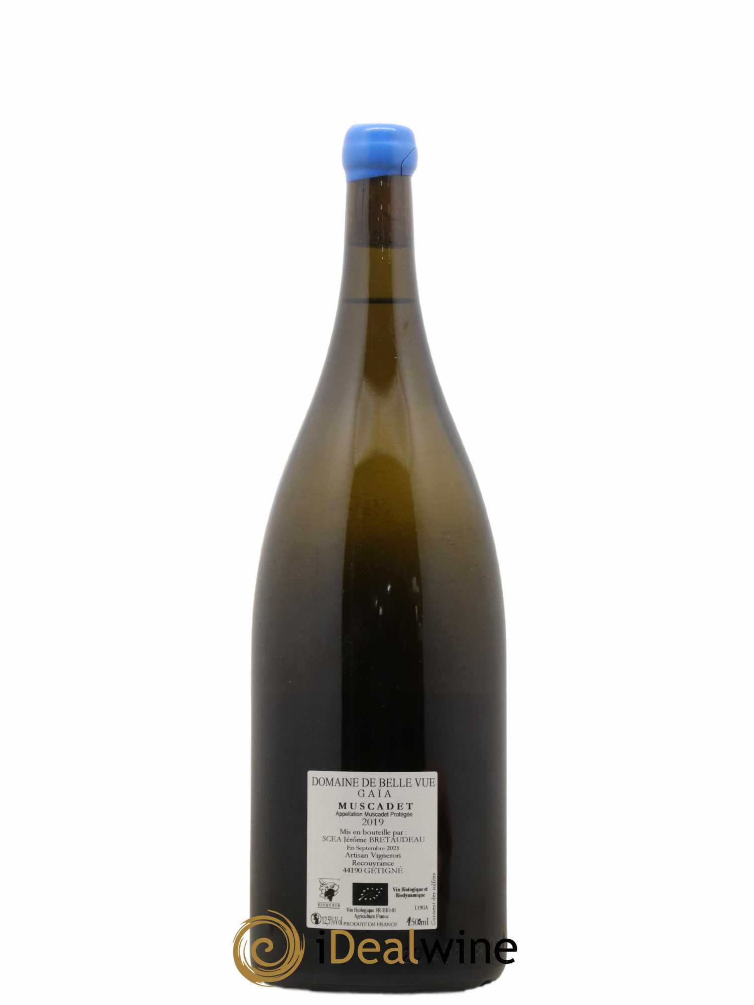 Muscadet-Sèvre-et-Maine Gaia Jérôme Bretaudeau - Domaine de Bellevue 2019 - Lot de 1 magnum - 1