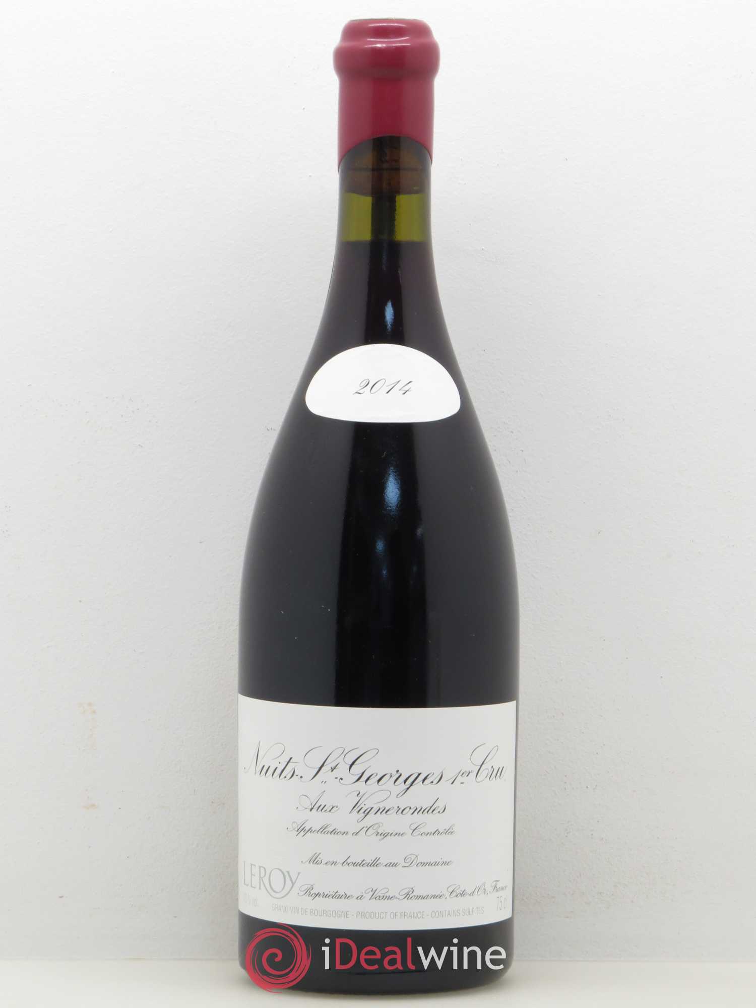 Nuits-Saint-Georges 1er Cru Aux Vignerondes Leroy (Domaine) 2014 - Lot de 1 bouteille - 0