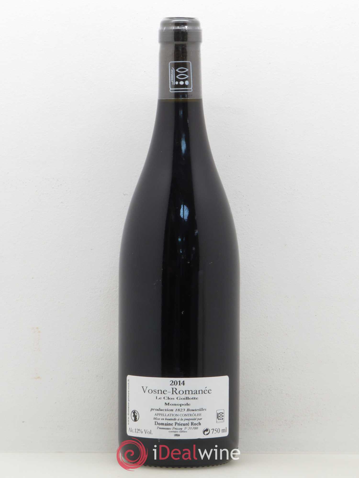 Vosne-Romanée Le Clos Goillotte Prieuré Roch 2014 - Lot de 1 bouteille - 1