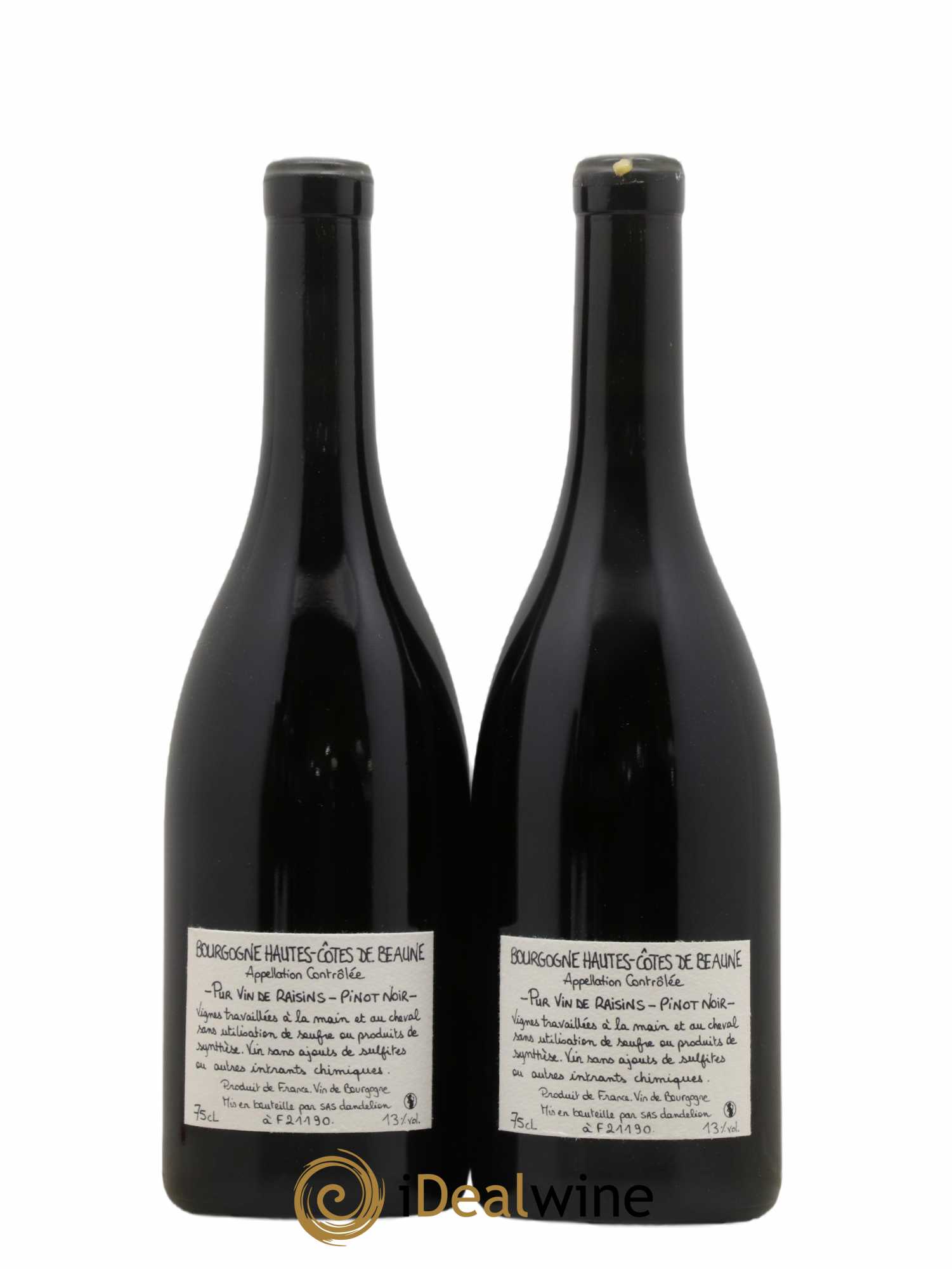 Hautes-Côtes de Beaune Nature Dandelion (Domaine) 2020 - Lot de 2 bouteilles - 1