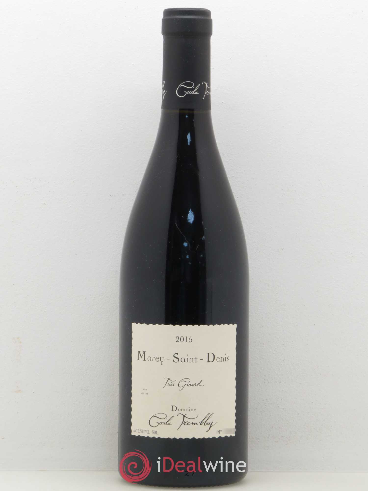 Morey-Saint-Denis Très Girard Cécile Tremblay 2015 - Lot de 1 bouteille - 0