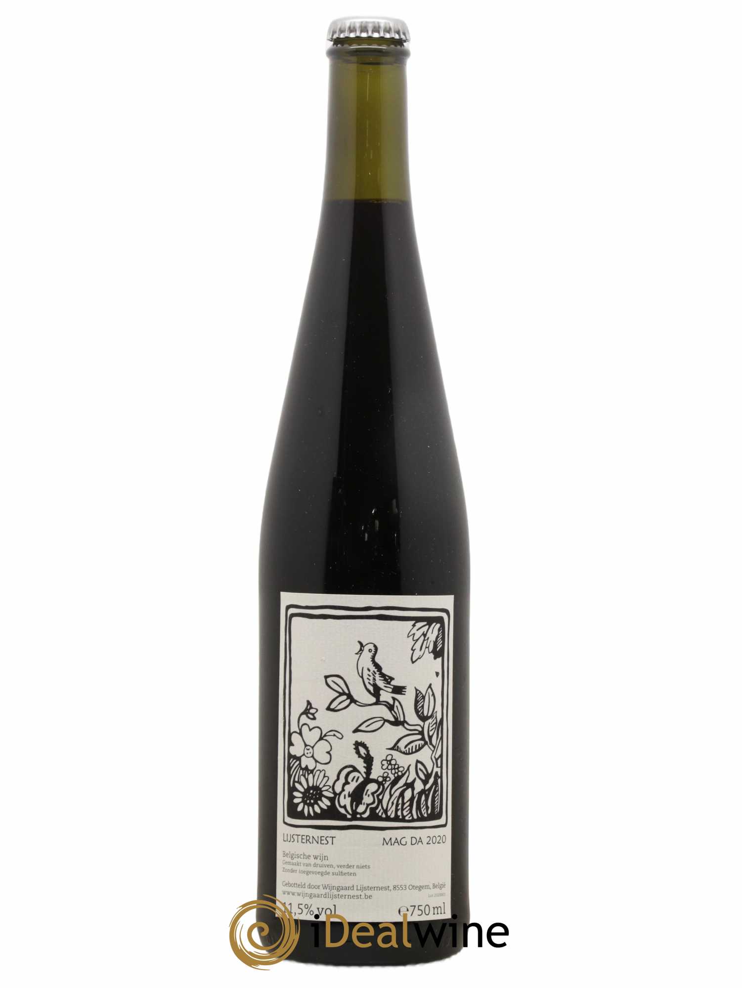Vins Etrangers vin belge Mag da Lijsternest 2020 - Posten von 1 Flasche - 0