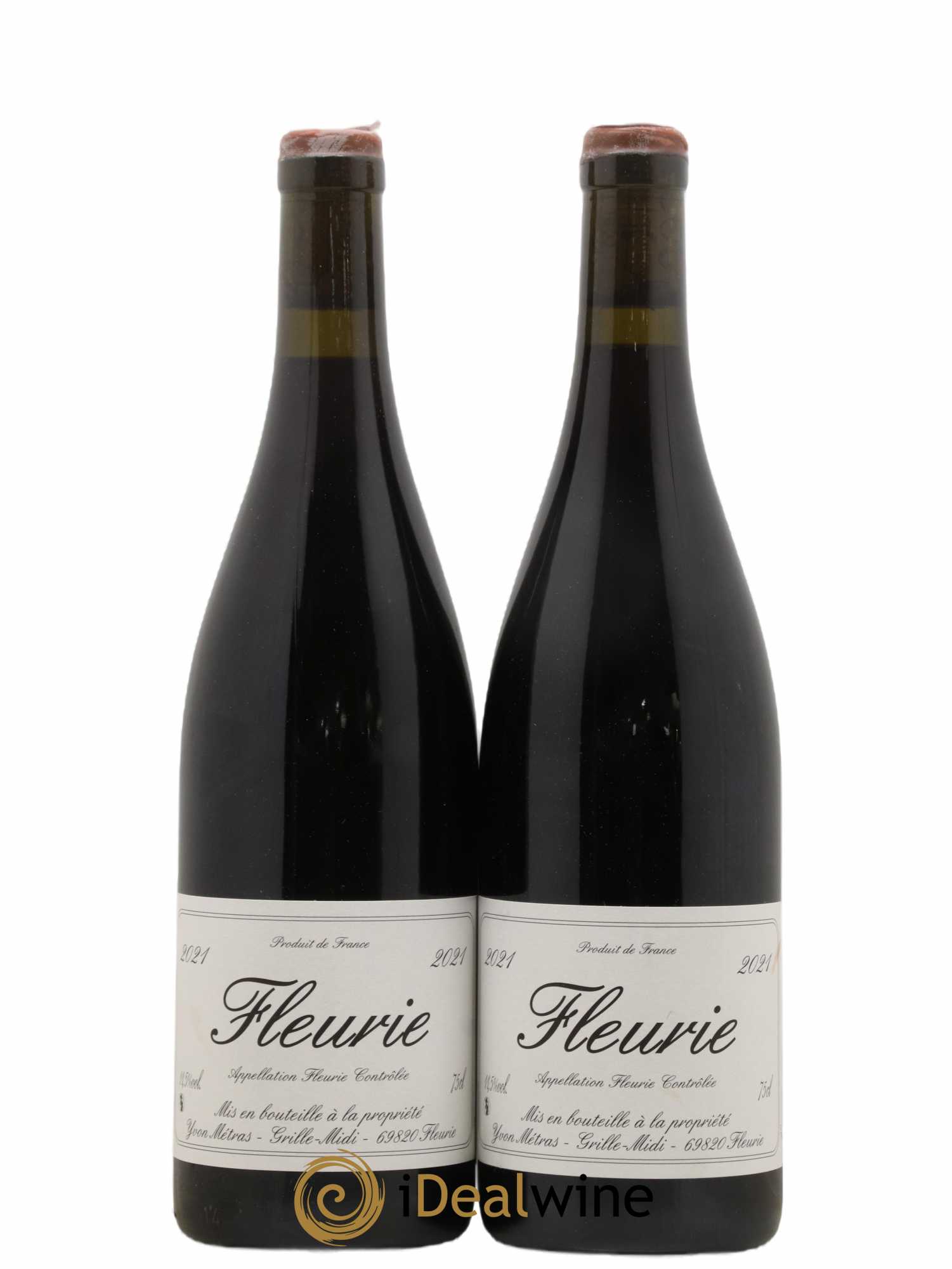 Fleurie Yvon Métras 2021 - Lot de 2 bouteilles - 0