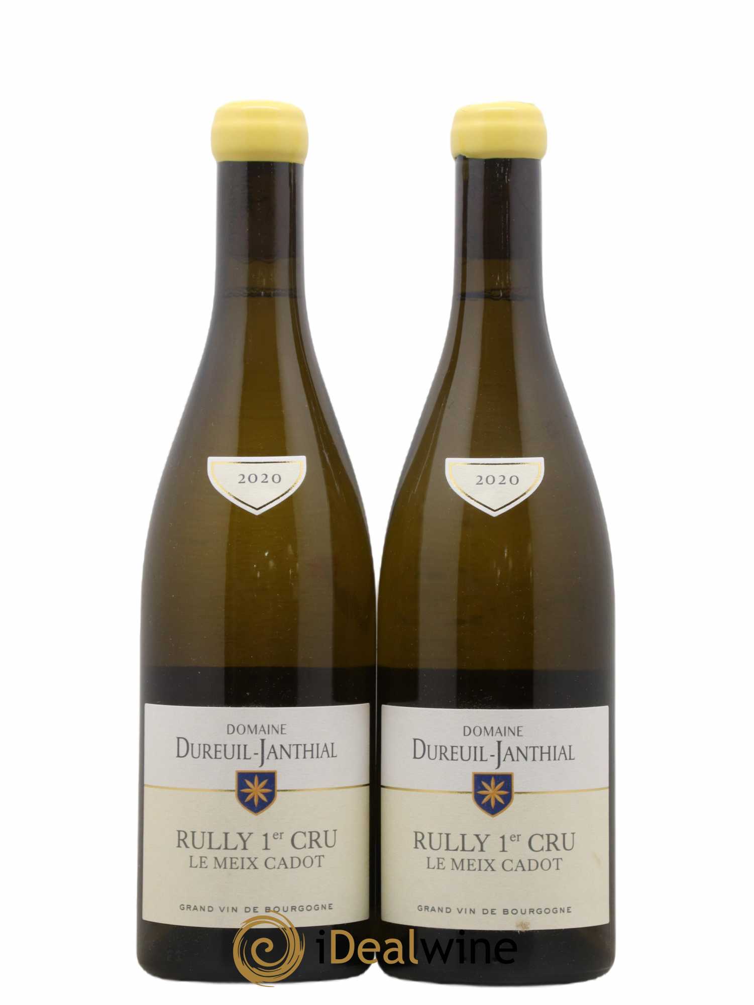 Rully 1er Cru Le Meix Cadot Vincent Dureuil-Janthial 2020 - Lot de 2 bouteilles - 0