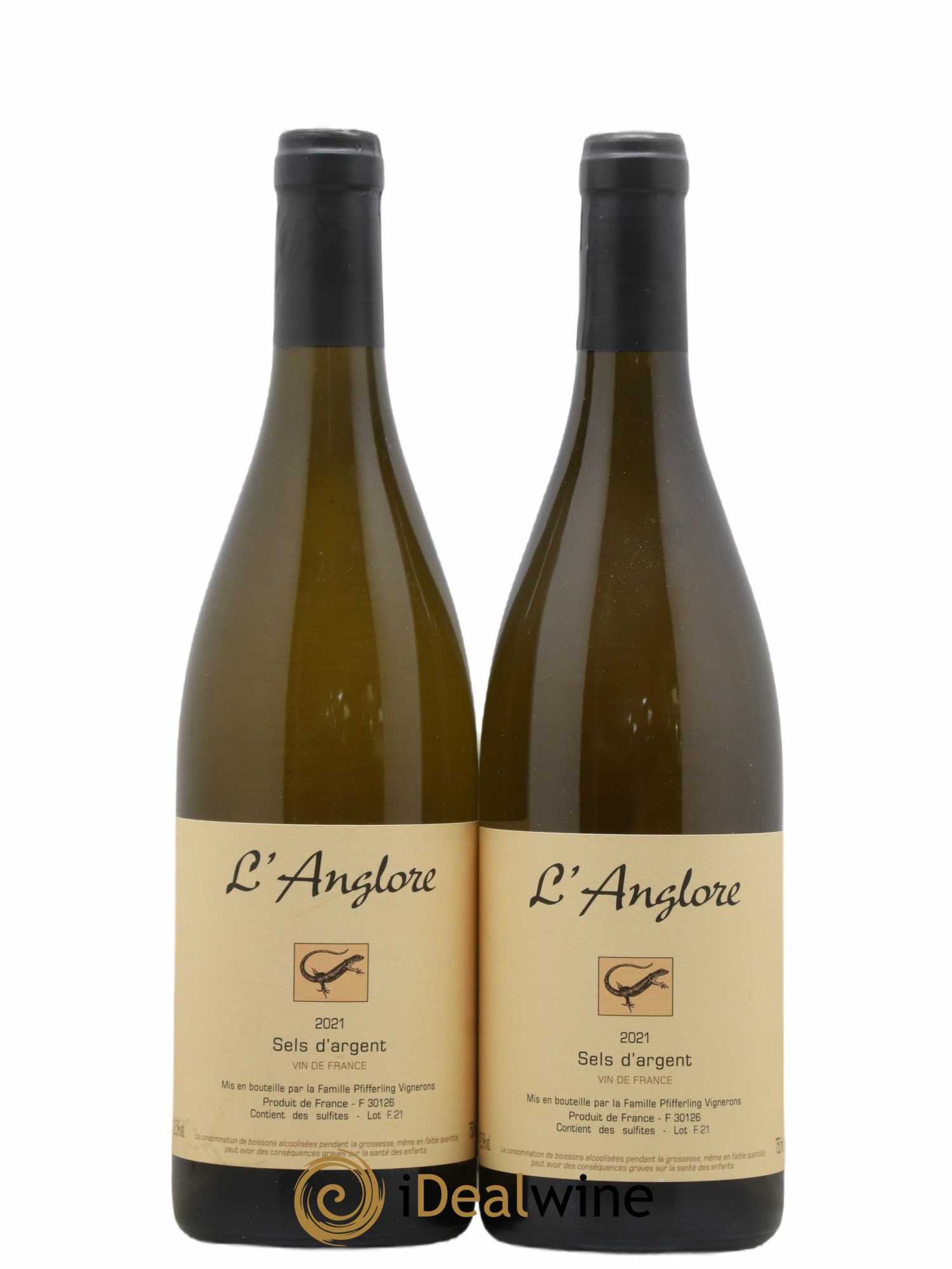 Vin de France Sels d'argent L'Anglore 2021 - Lot de 2 bouteilles - 0