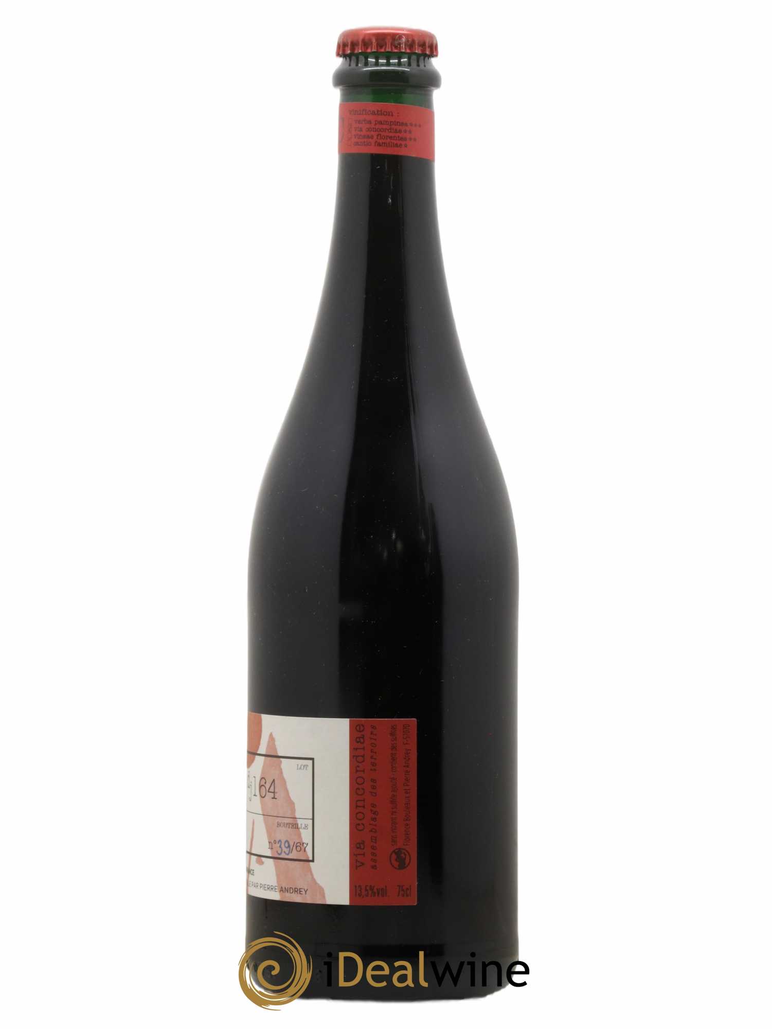 Vin de France Pinot Noir Gamay Serie 13 Pierre Andrey 2019 - Lot of 1 bottle - 1