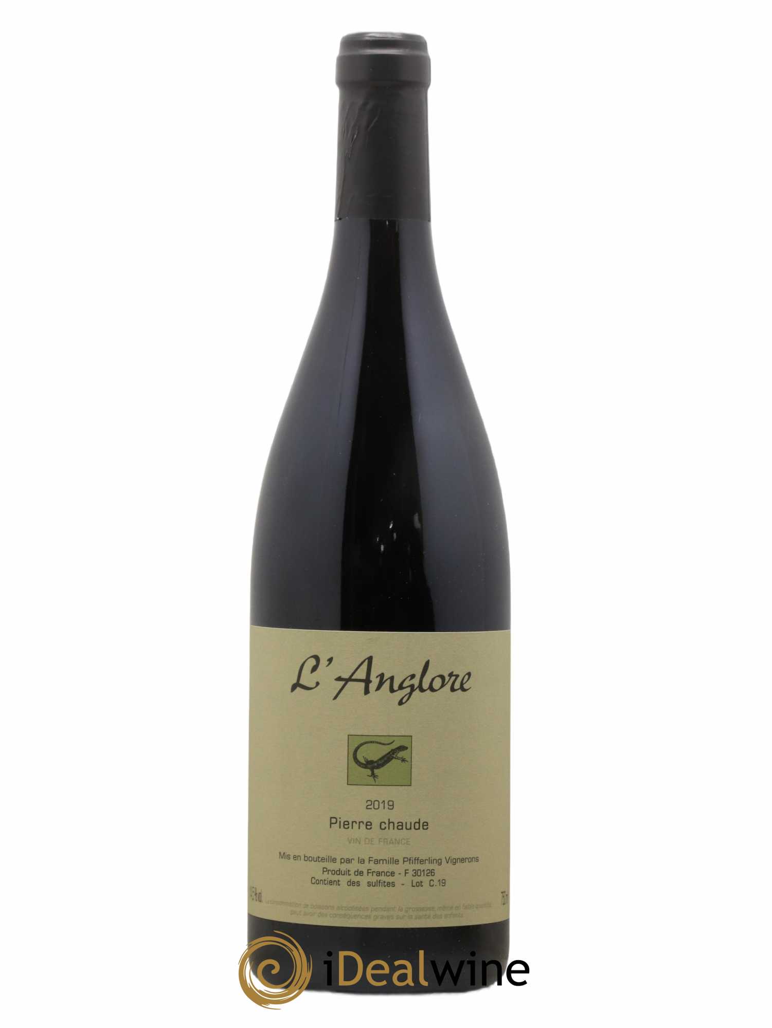 Vin de France Pierre chaude L'Anglore (sans prix de réserve) 2019 - Lot de 1 bouteille - 0