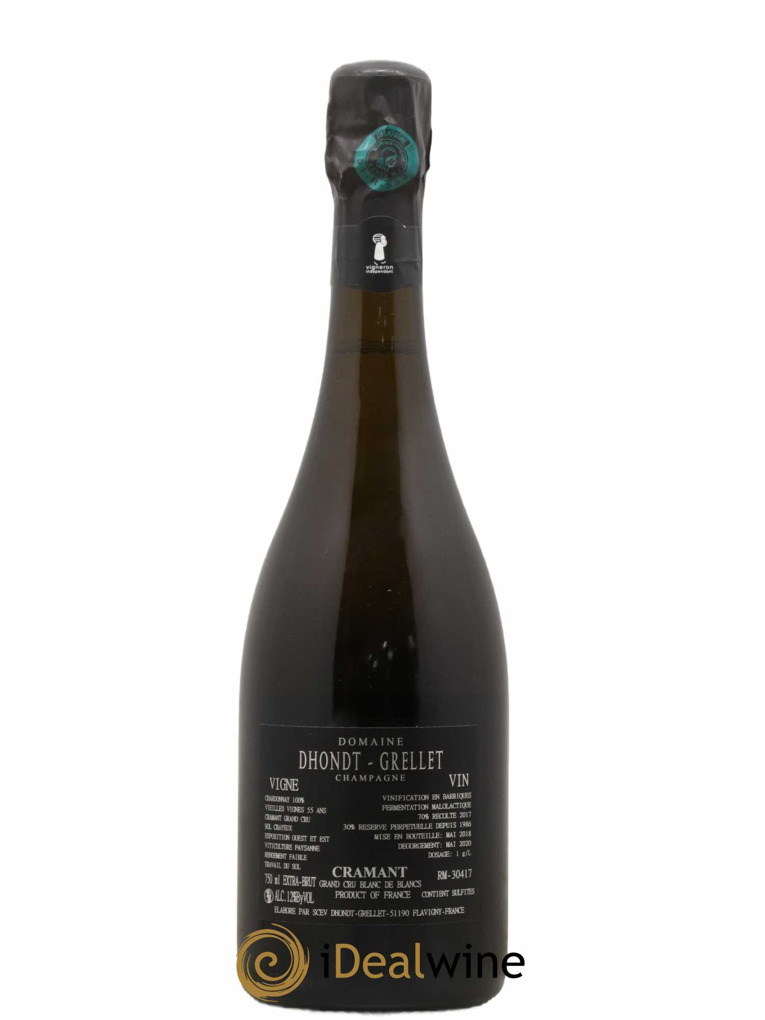 Champagne Cramant Dhondt Grellet - Posten von 1 Flasche - 1