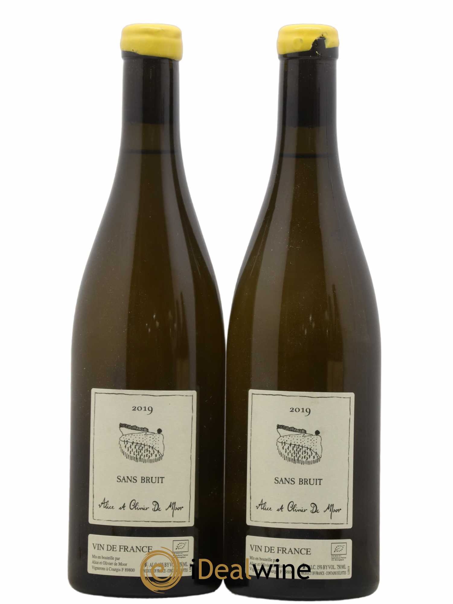 Vin de France Sans Bruit Sauvignon Alice et Olivier De Moor 2019 - Lot de 2 bouteilles - 0