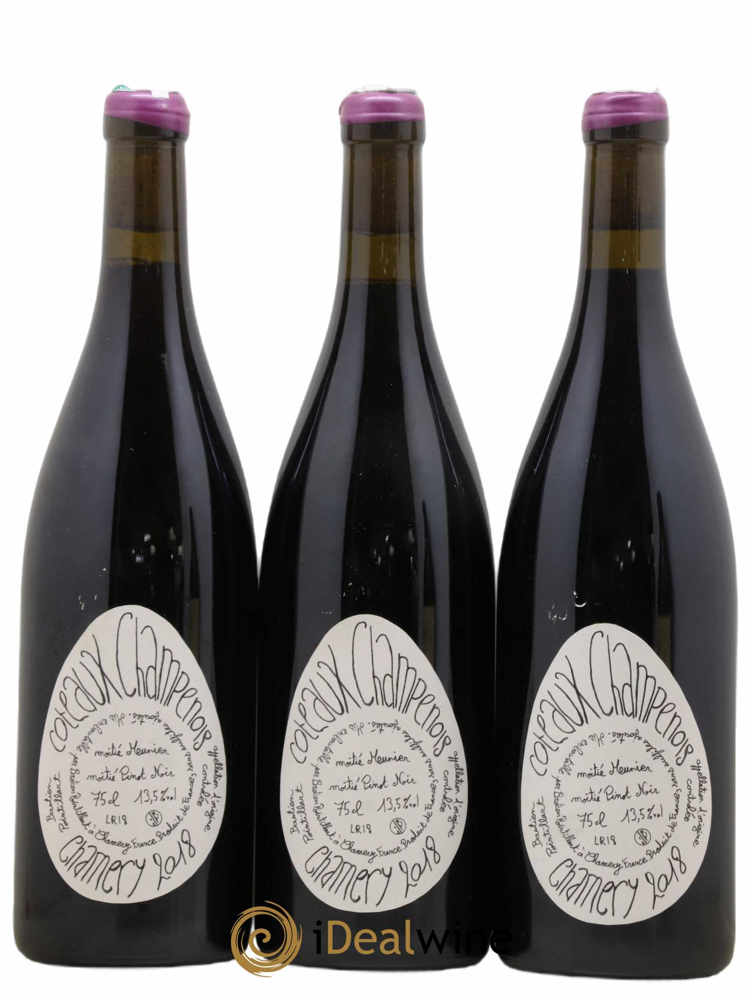 Coteaux Champenois Chamery Bastian Pointillard 2018 - Lot de 3 bouteilles - 0